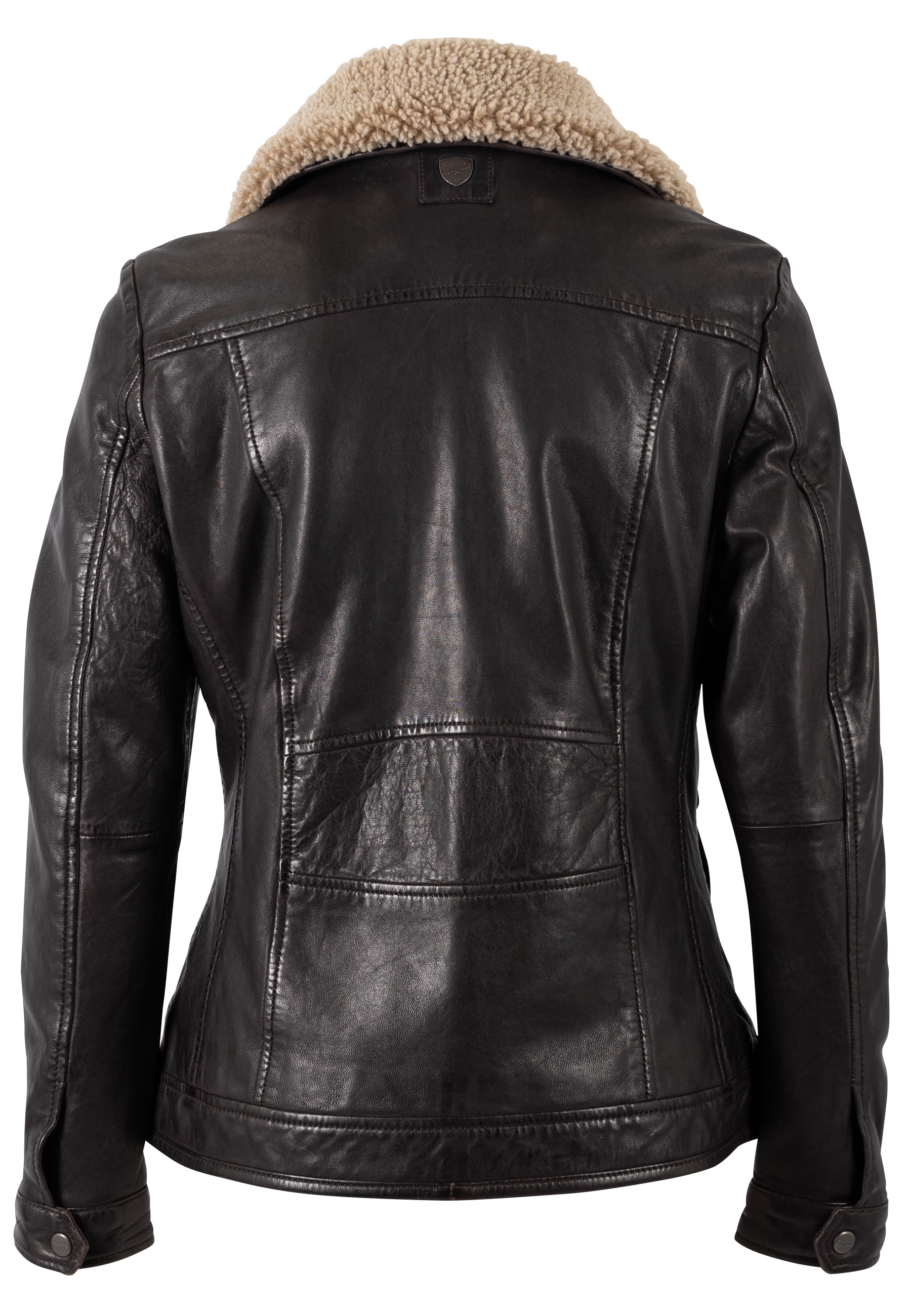 Mauritius Lederjacke »MWBriselle« mit Teddyfell-Kragen