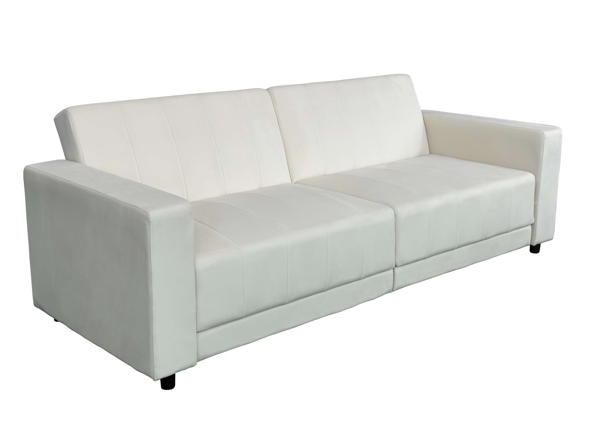 Dorel Home 3-Sitzer »Allie II Schlafsofa 225 cm«, Bett-Funktion (108/190cm), Rückenlehne 2-teilig, mit Steppung