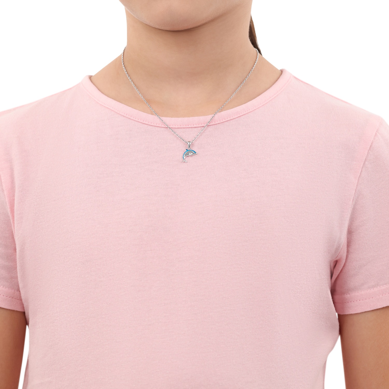 Prinzessin Lillifee Kette mit Anhänger »Delfin-Optik« mit Zirkonia (synth.)