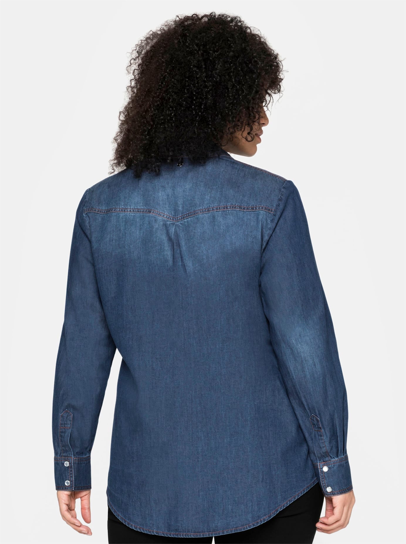 Sheego Jeansbluse