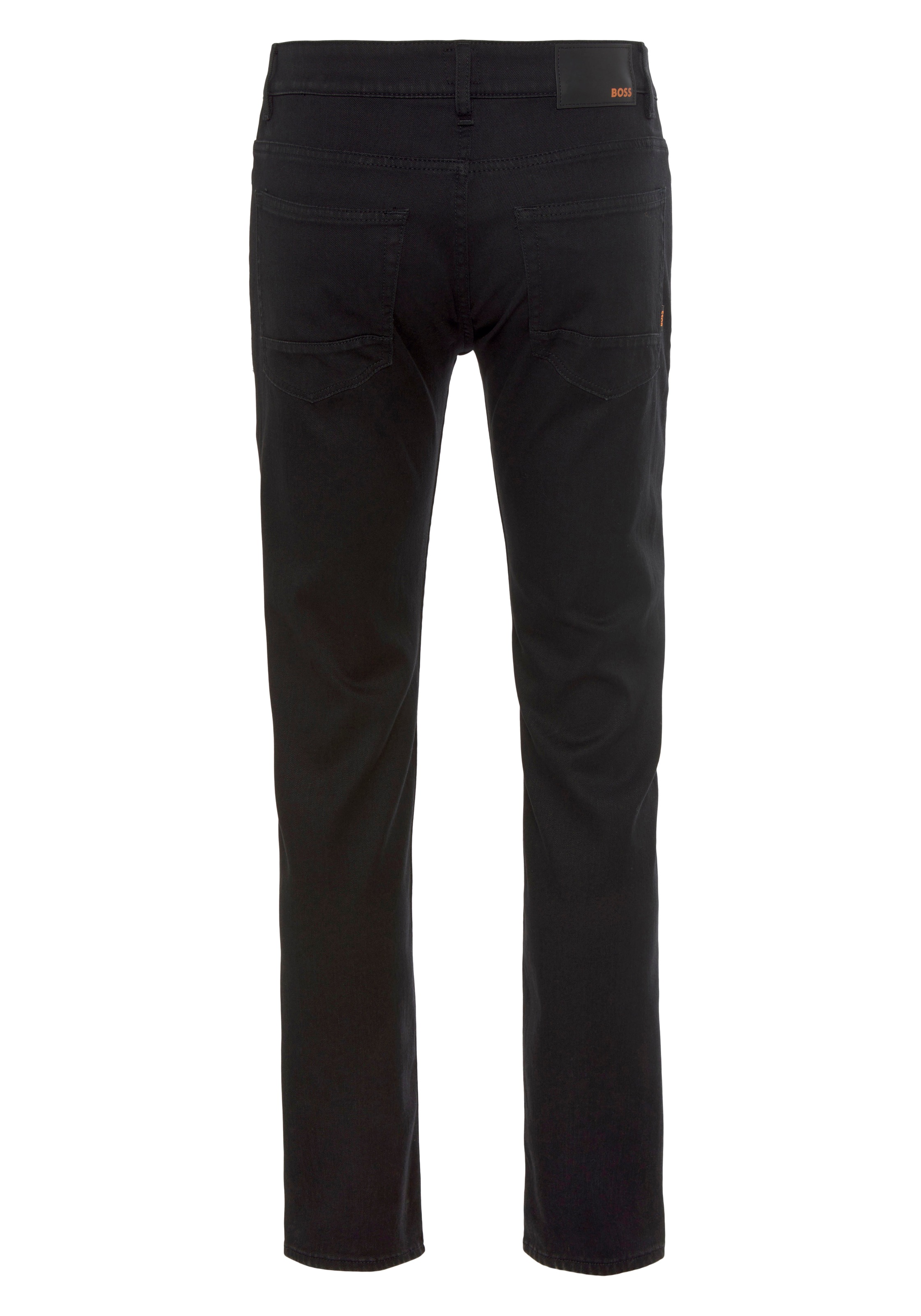 BOSS ORANGE Slim-fit-Jeans »Delaware BC-L-C«, mit Leder-Markenlabel am hinteren Bundabschluss