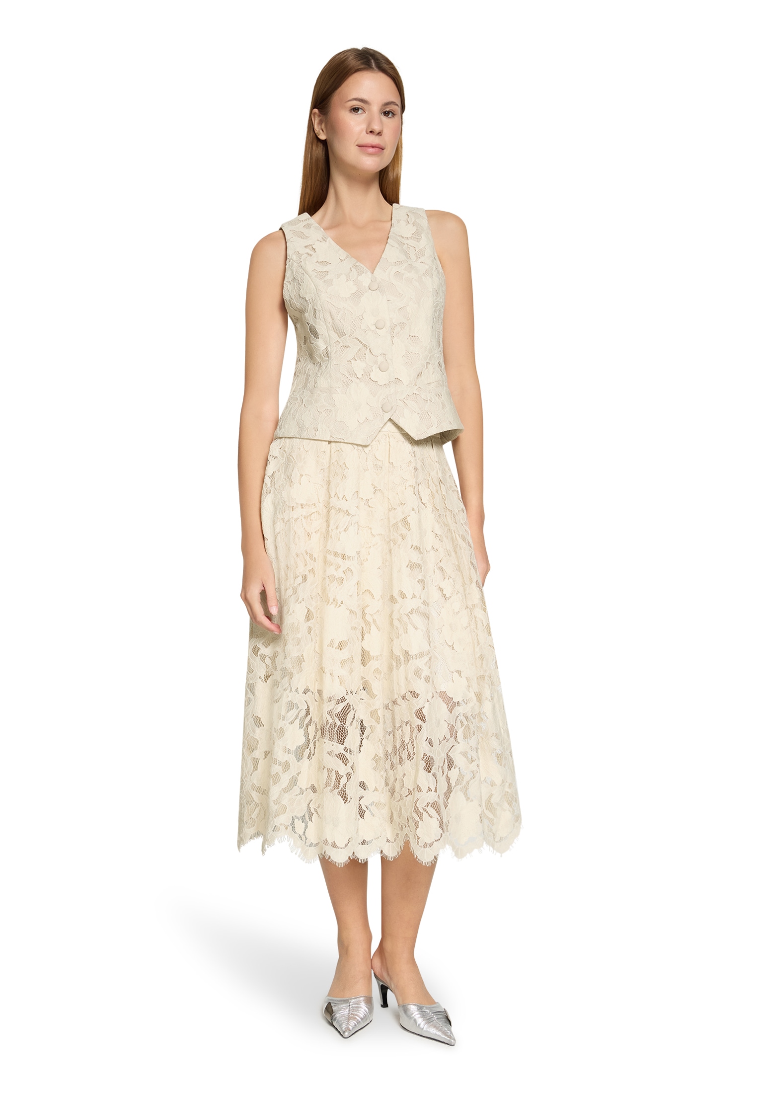 Vera Mont Midirock »Spitzenrock mit Taschen«