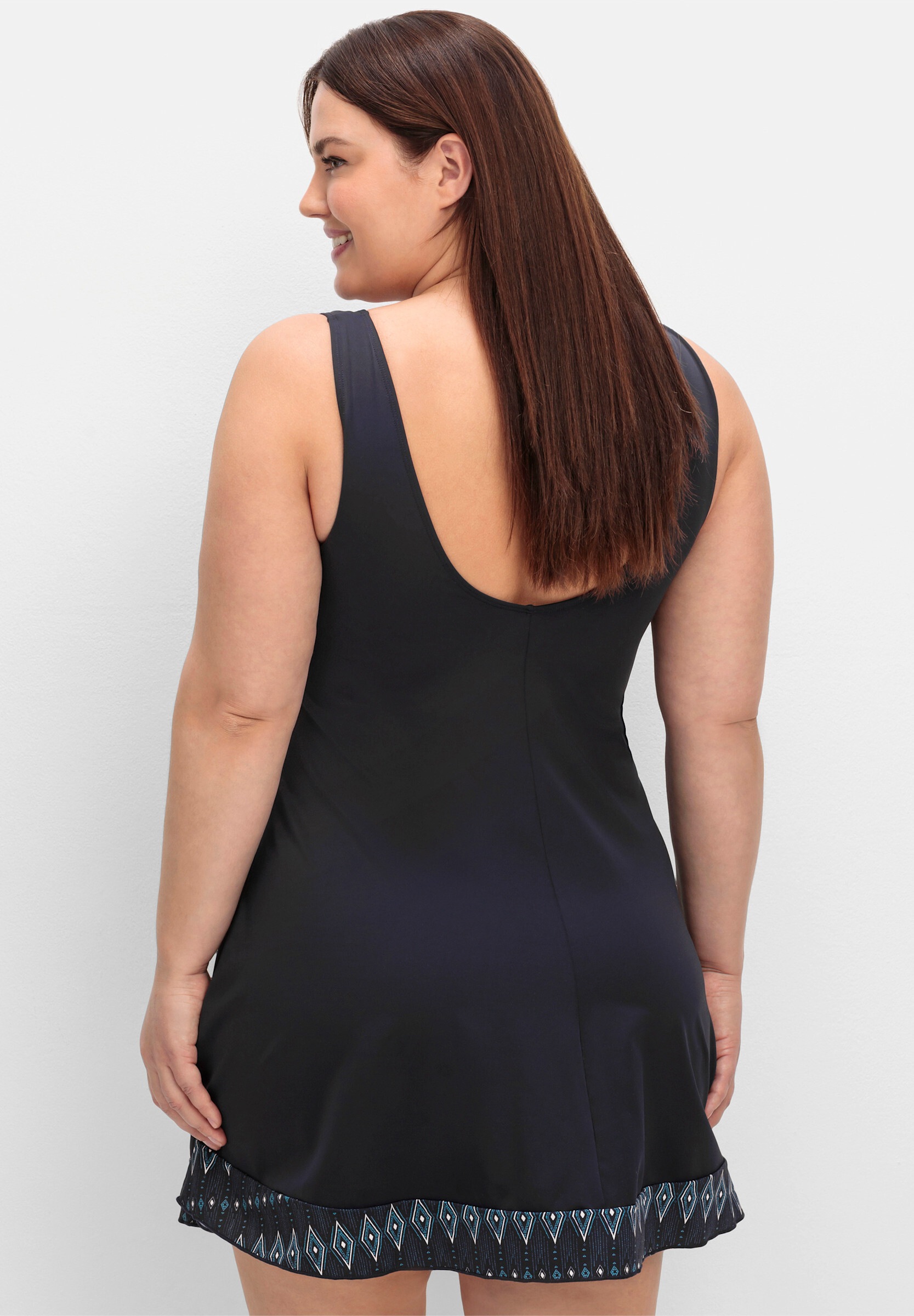 Sheego Tankini »Badekleid Badekleid mit geometrischem Muster«