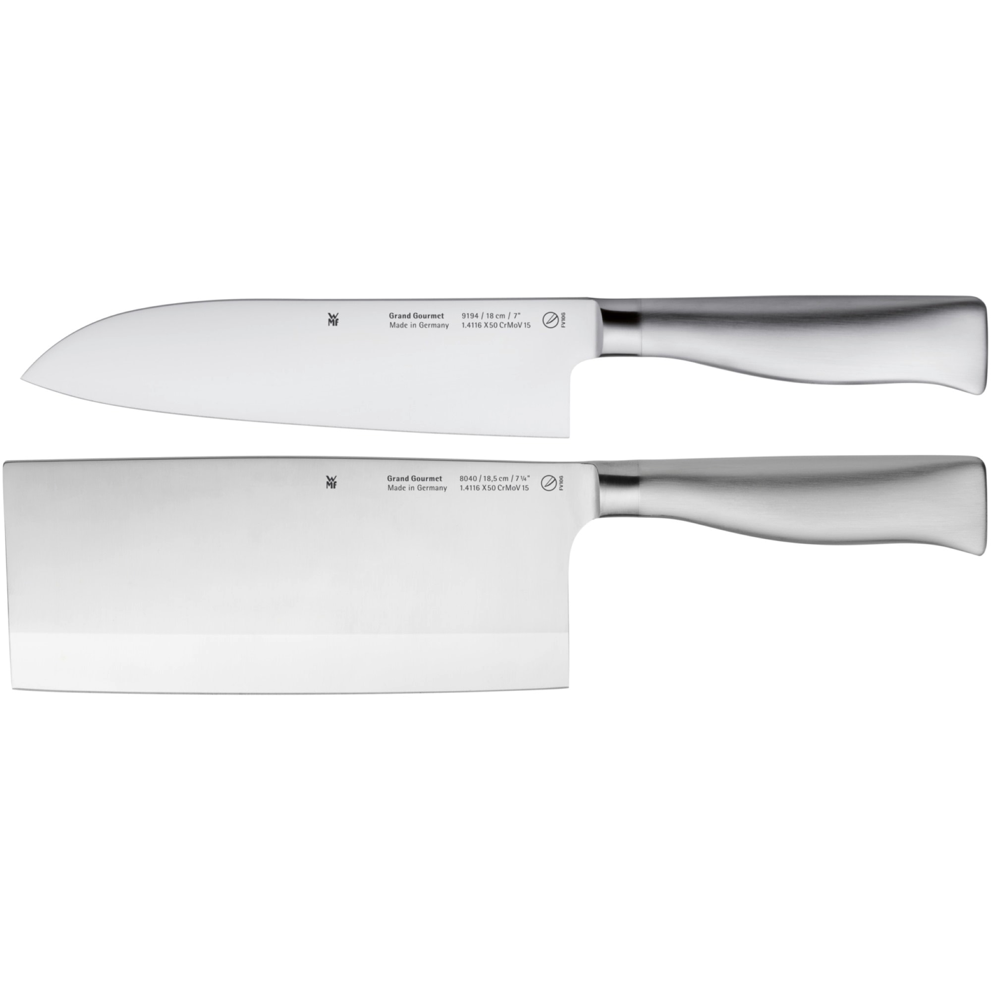 WMF Messer-Set »Grand Gourmet«, (Set, 2 tlg.), Asia Messerset, Made in Germany