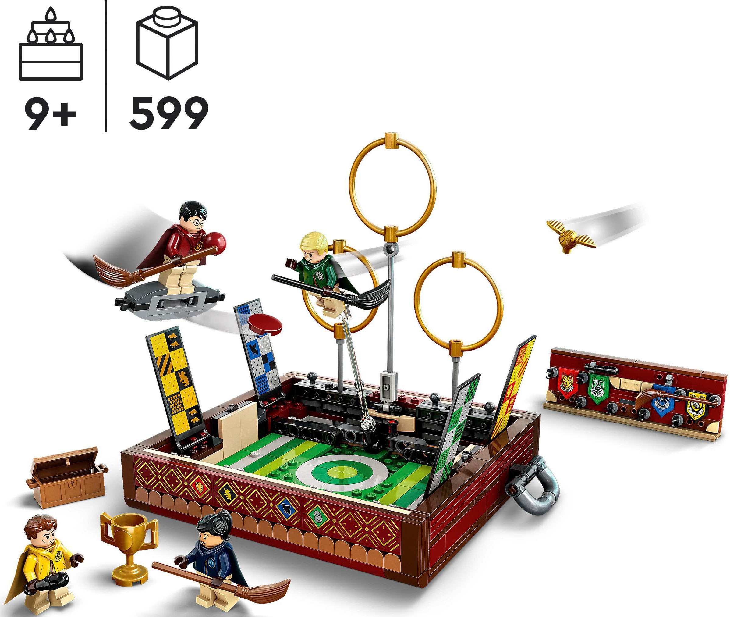 LEGO® Konstruktionsspielsteine »Quidditch Koffer (76416), LEGO® Harry Potter™«, (599 St.), Made in Europe