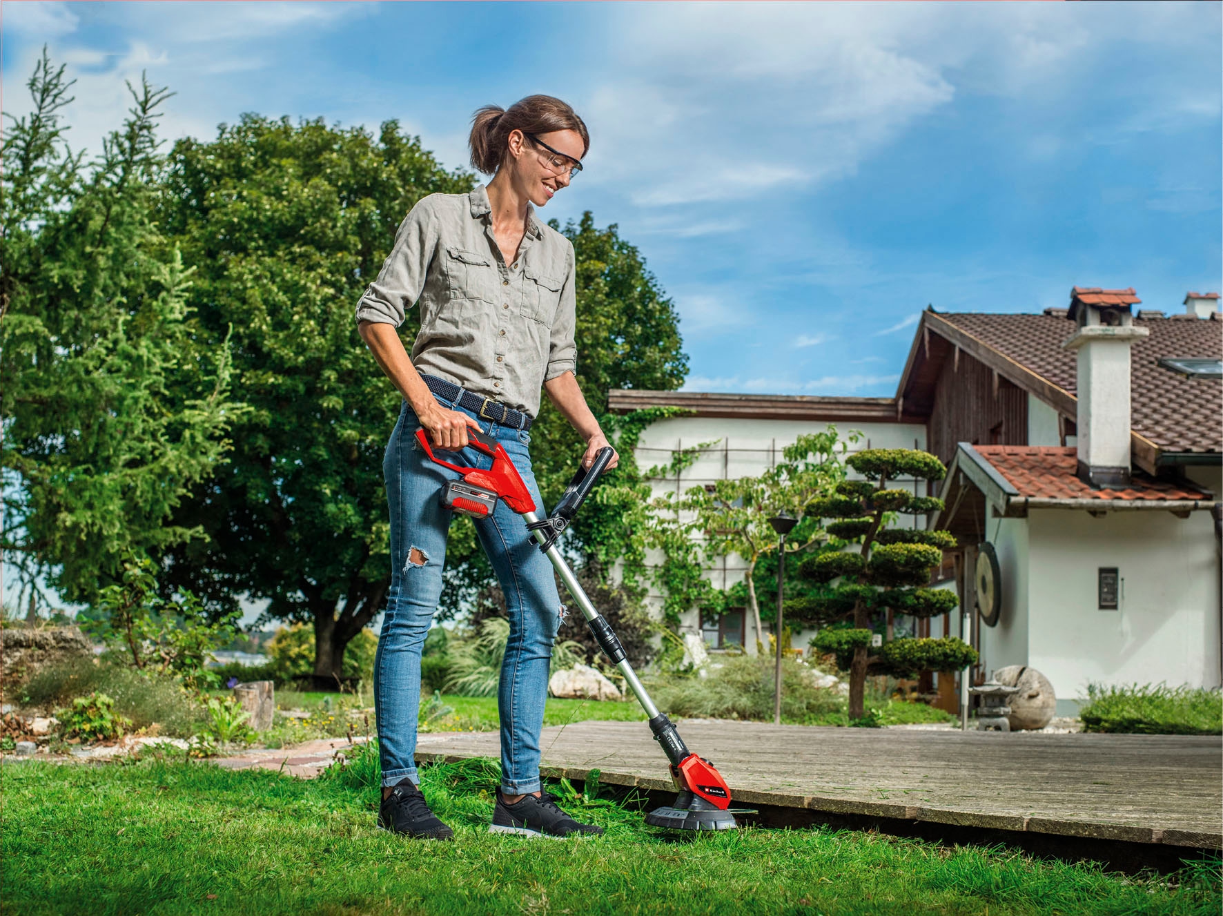 Einhell Akku-Rasentrimmer »GE-CT 18 Li Solo« ohne Akku und Ladegerät