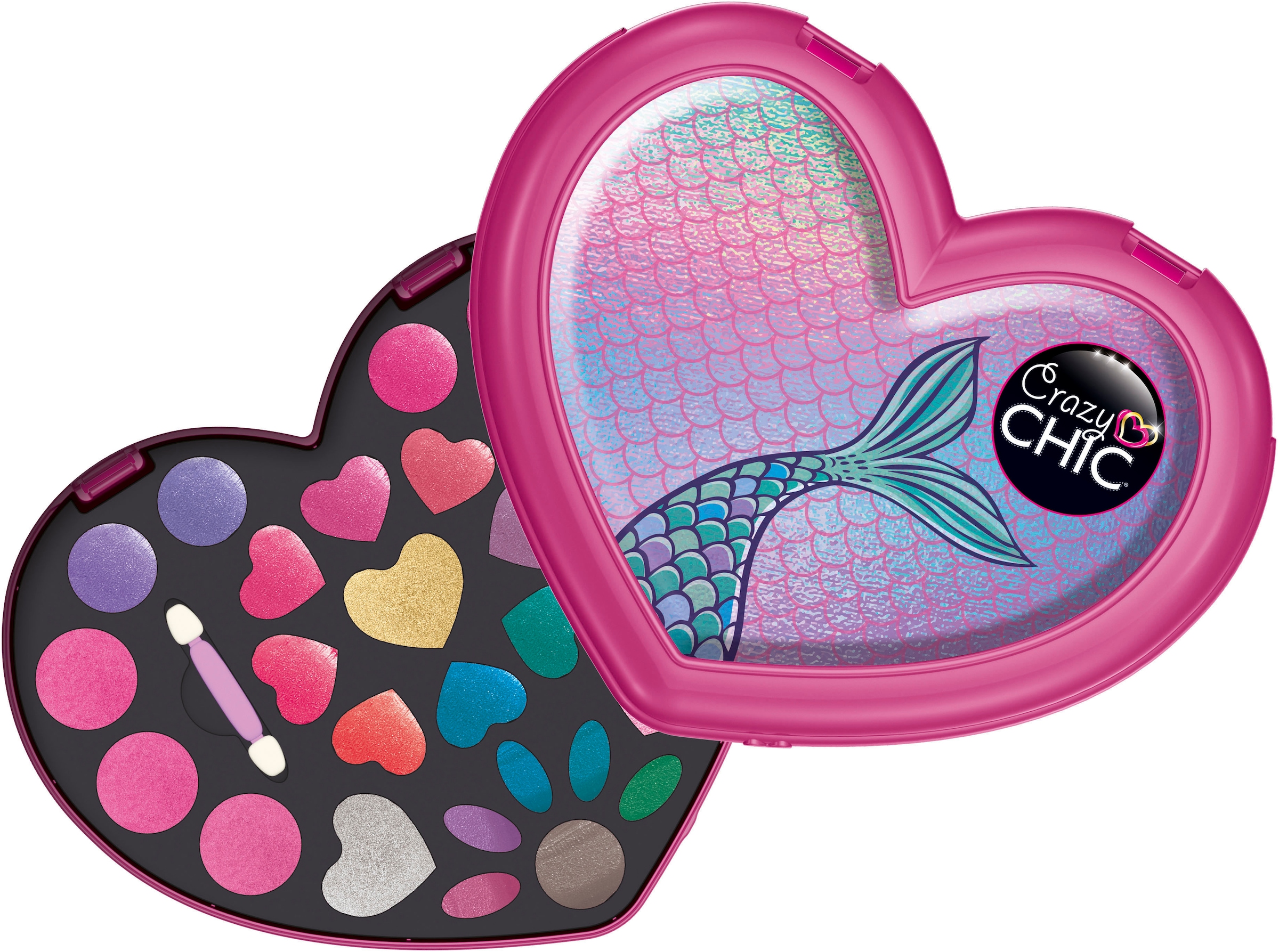 Clementoni® Kreativset »Crazy Chic, Meerjungfrauen-Schminkkasten«, Made in Europe