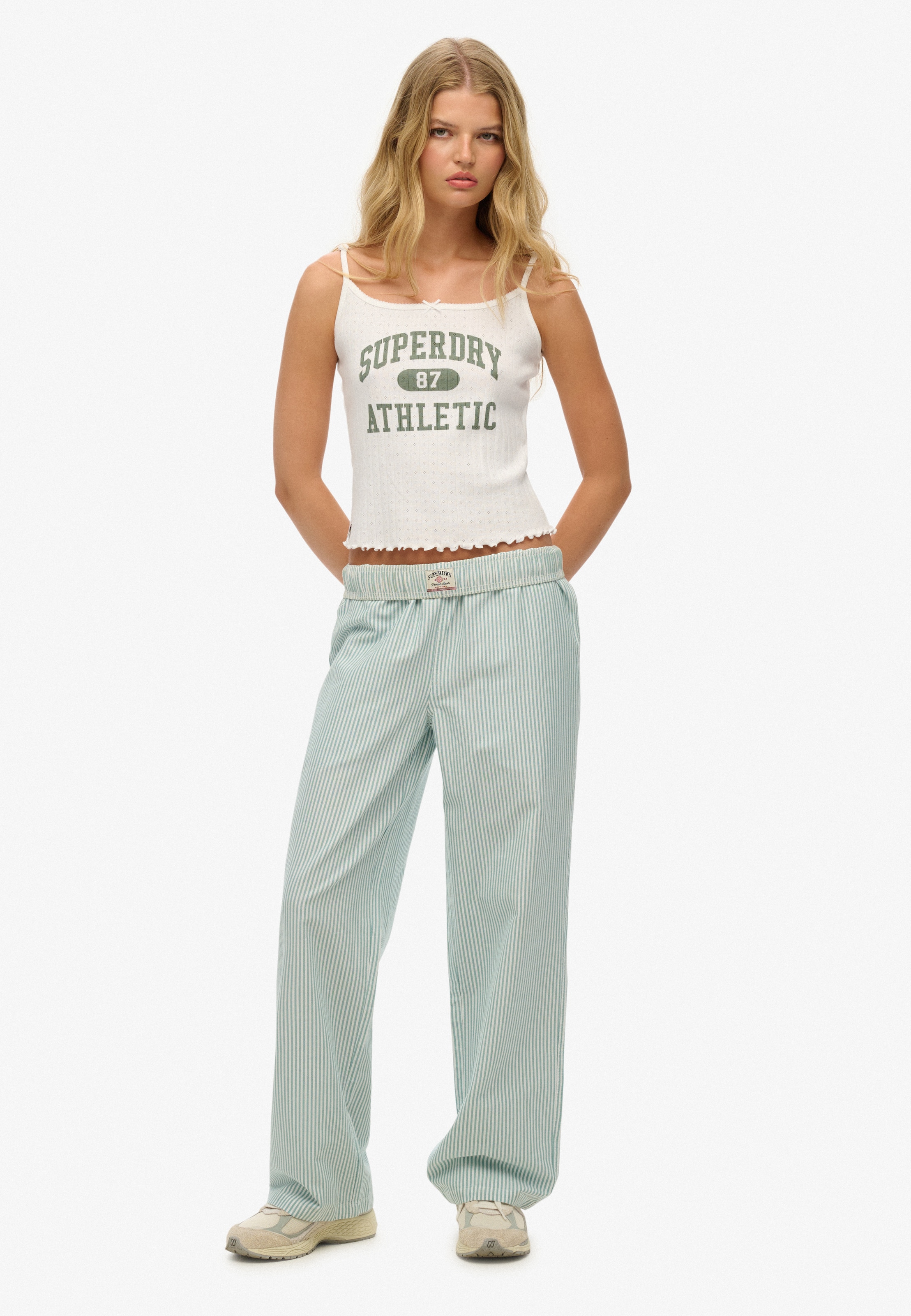 Superdry Cargohose »COTTON STRIPE ELASTIC TROUSER«