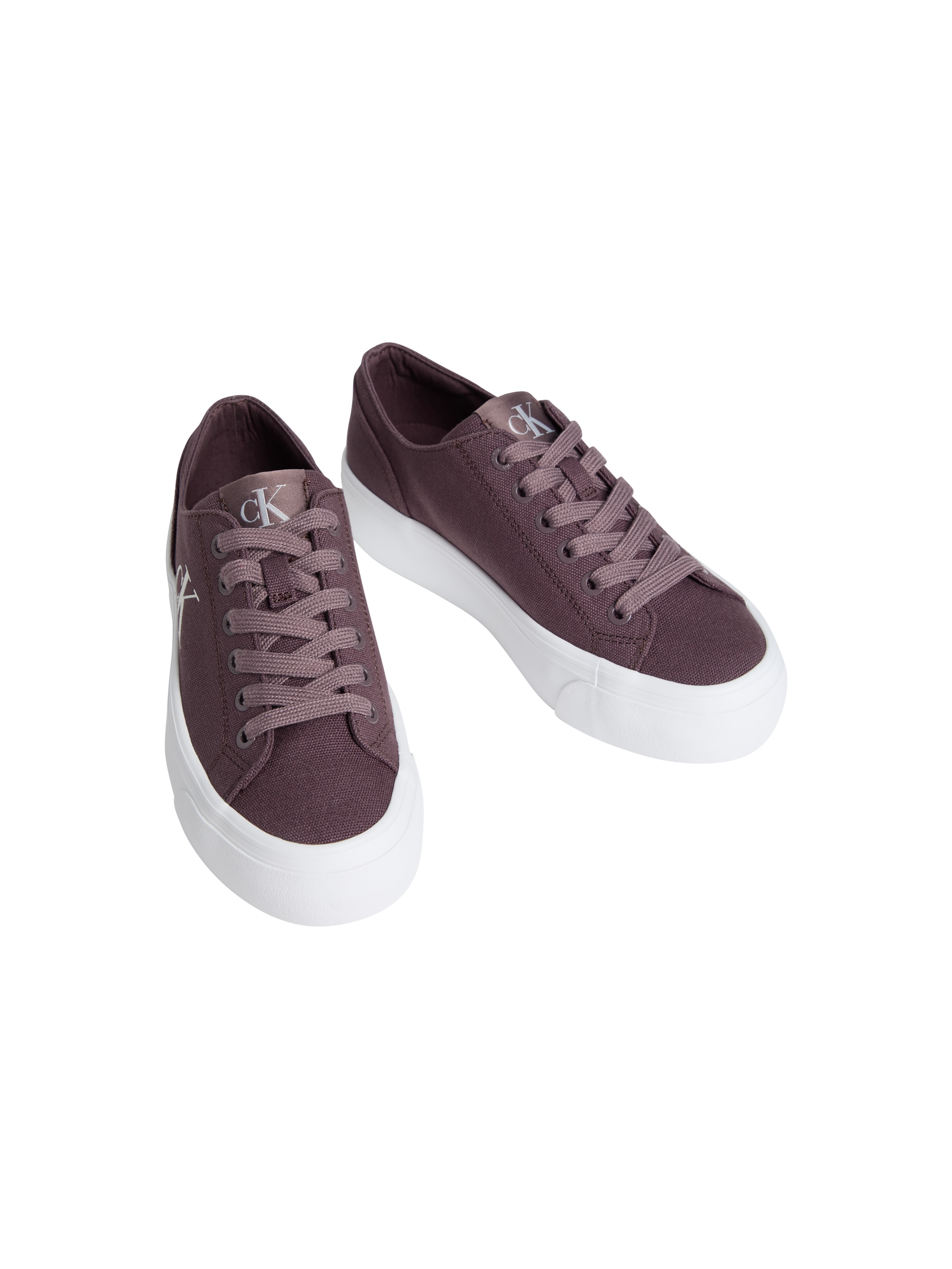 Calvin Klein Jeans Plateausneaker »VULC FLATFORM LOW CV MG«  Schnürschuh, Freizeitschuh, Halbschuh mit seitlichem Logo