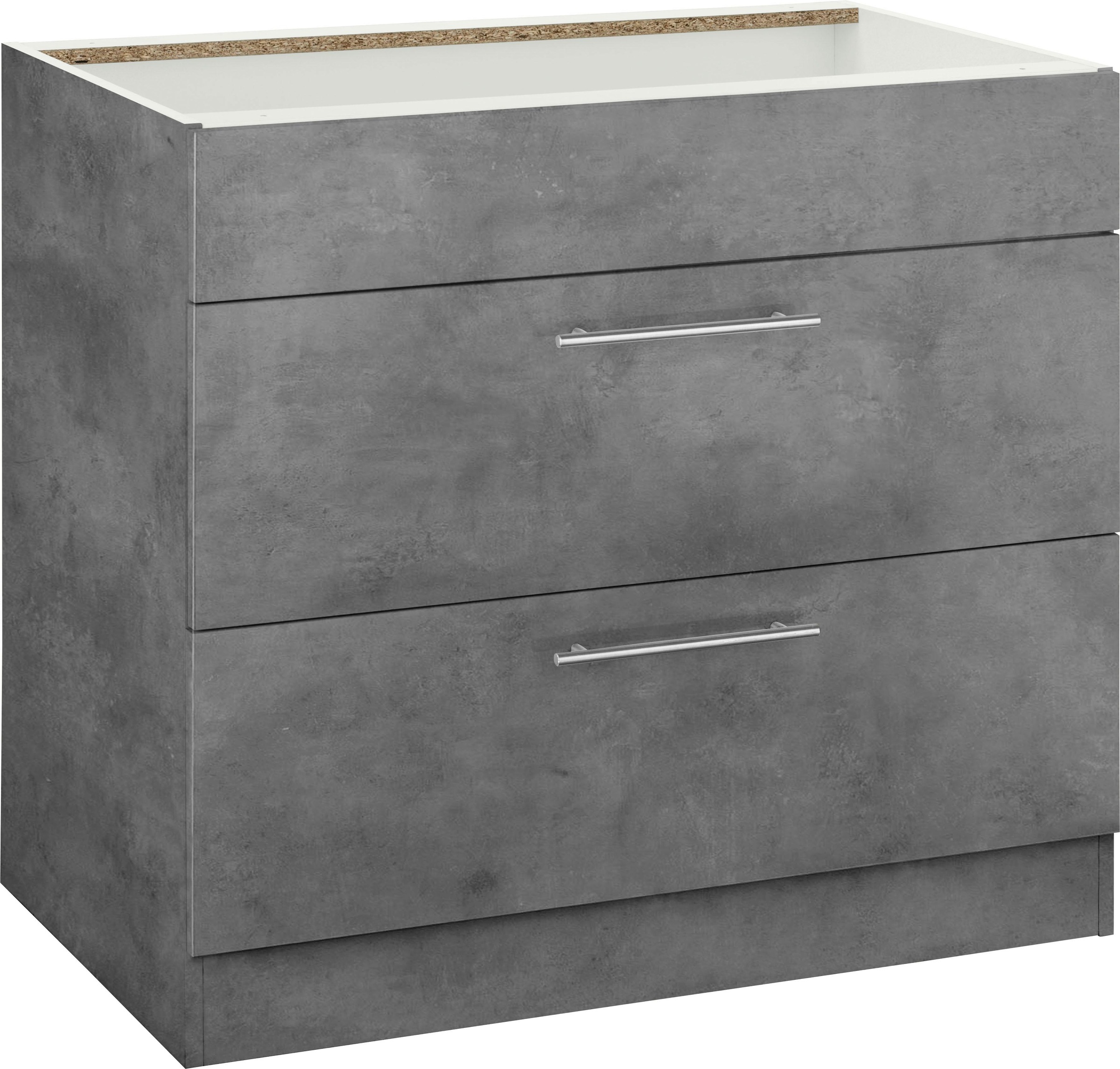 wiho Küchen Kochfeldumbauschrank »Cali« 90 cm breit, ohne Arbeitsplatte