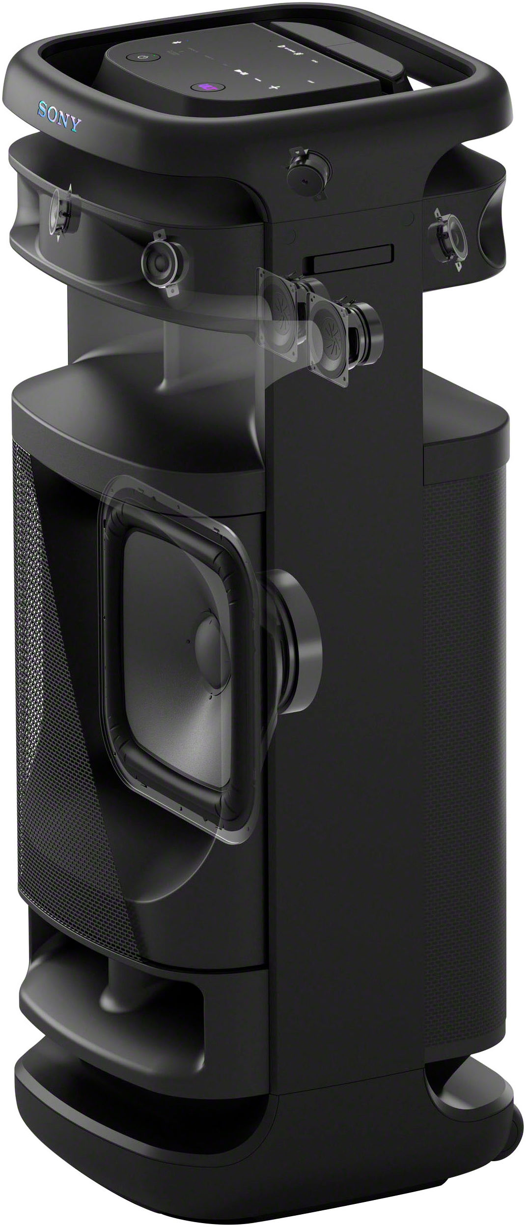 Sony Bluetooth-Speaker »ULT TOWER 10«, ultimativem tiefen Bass, X-Balanced Speakers, 360-LED-Beleuchtung