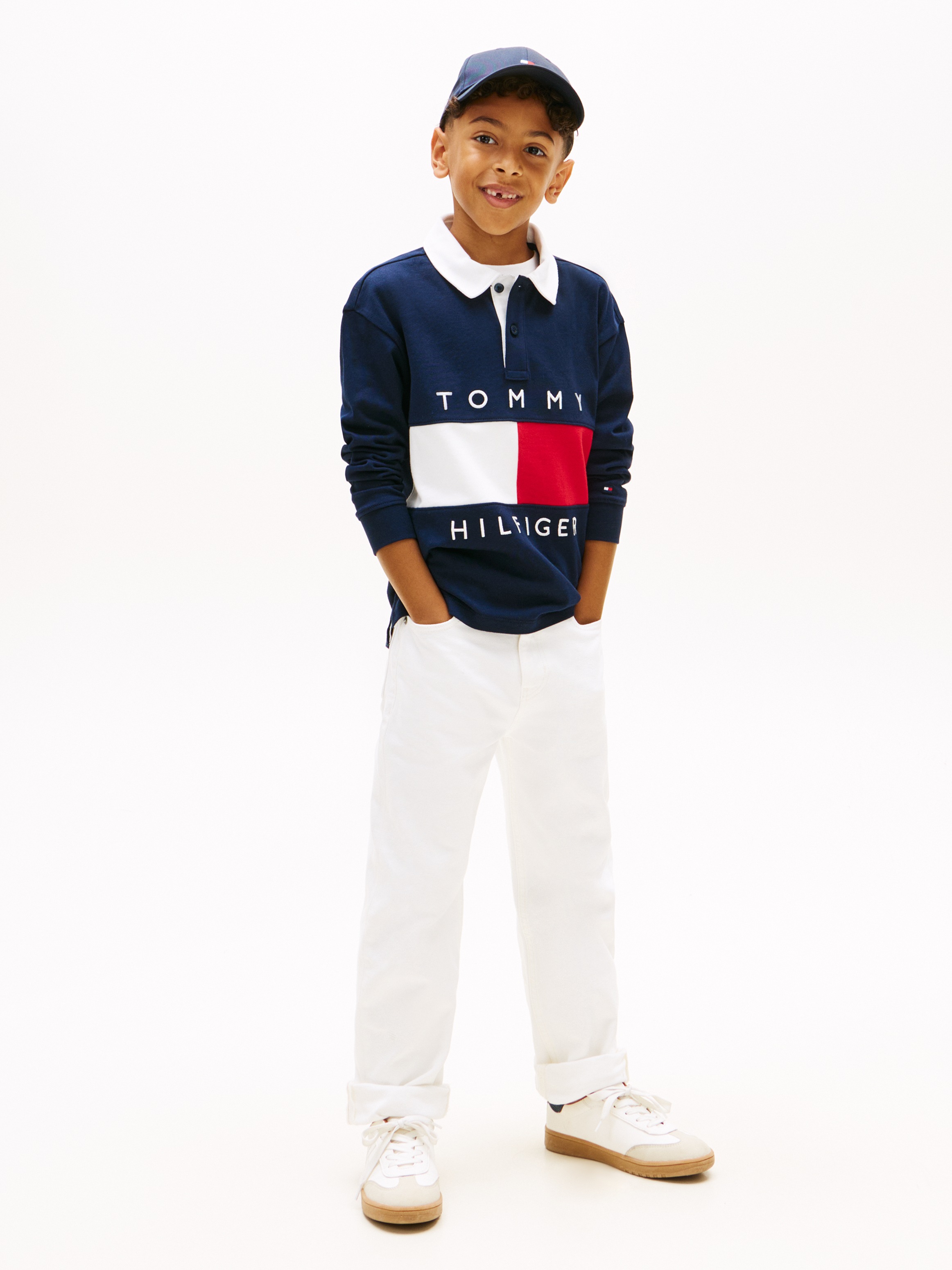 Tommy Hilfiger Poloshirt Kinder bis 16 Jahre, mit Polokragen