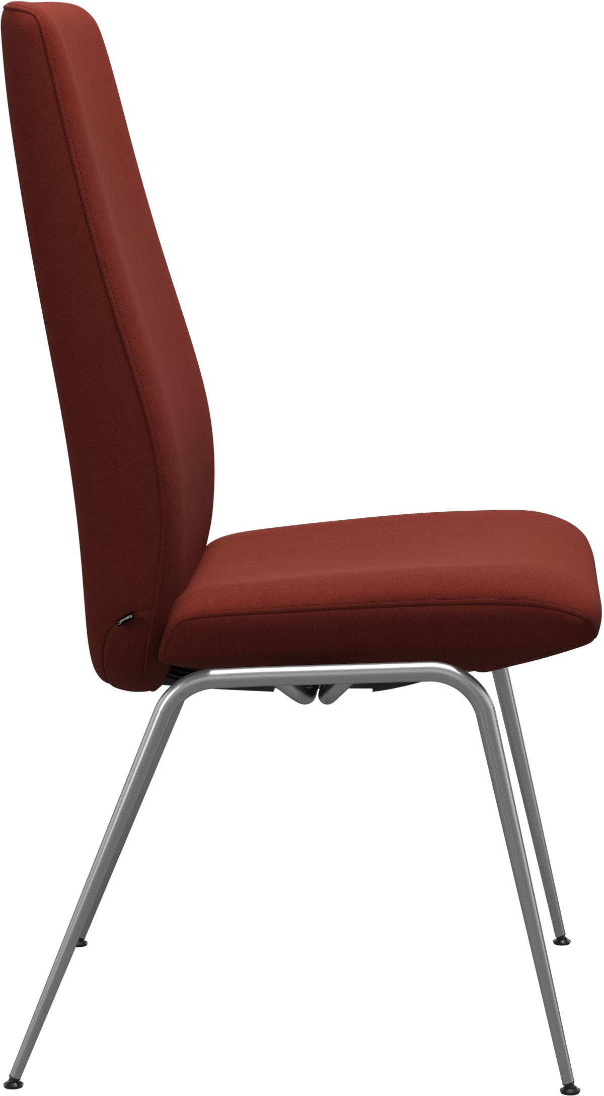 Stressless® Polsterstuhl »Laurel«, Microfaser DINAMICA, High Back, Größe L, mit Beinen aus Stahl in Chrom glänzend