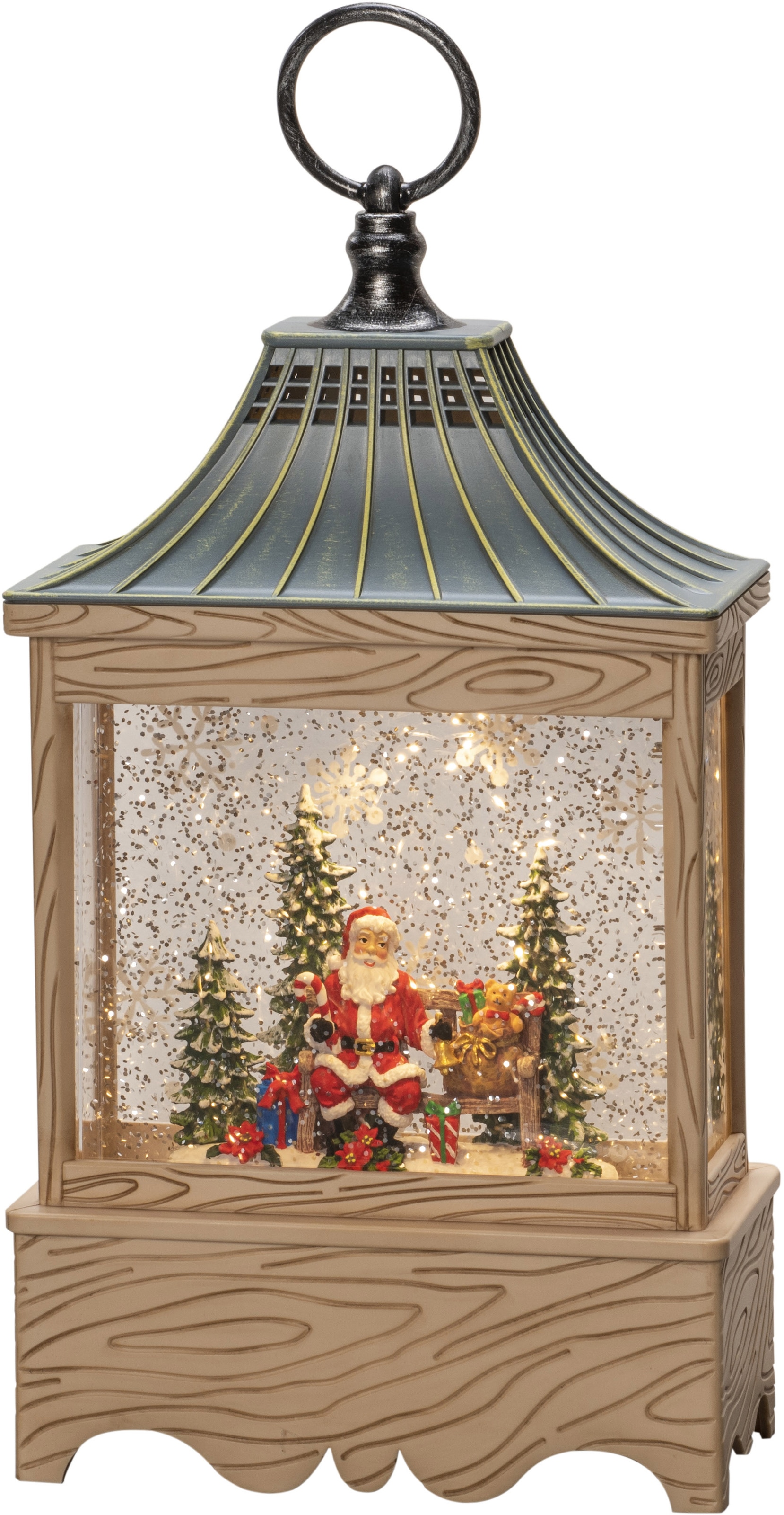 KONSTSMIDE LED Laterne »Wasserlaterne Santa kaufen OTTO naturfarben, im warm weiße Shop 1 wassergefüllt, Diode 5h Baum, Online Timer, Weihnachtsdeko«, und