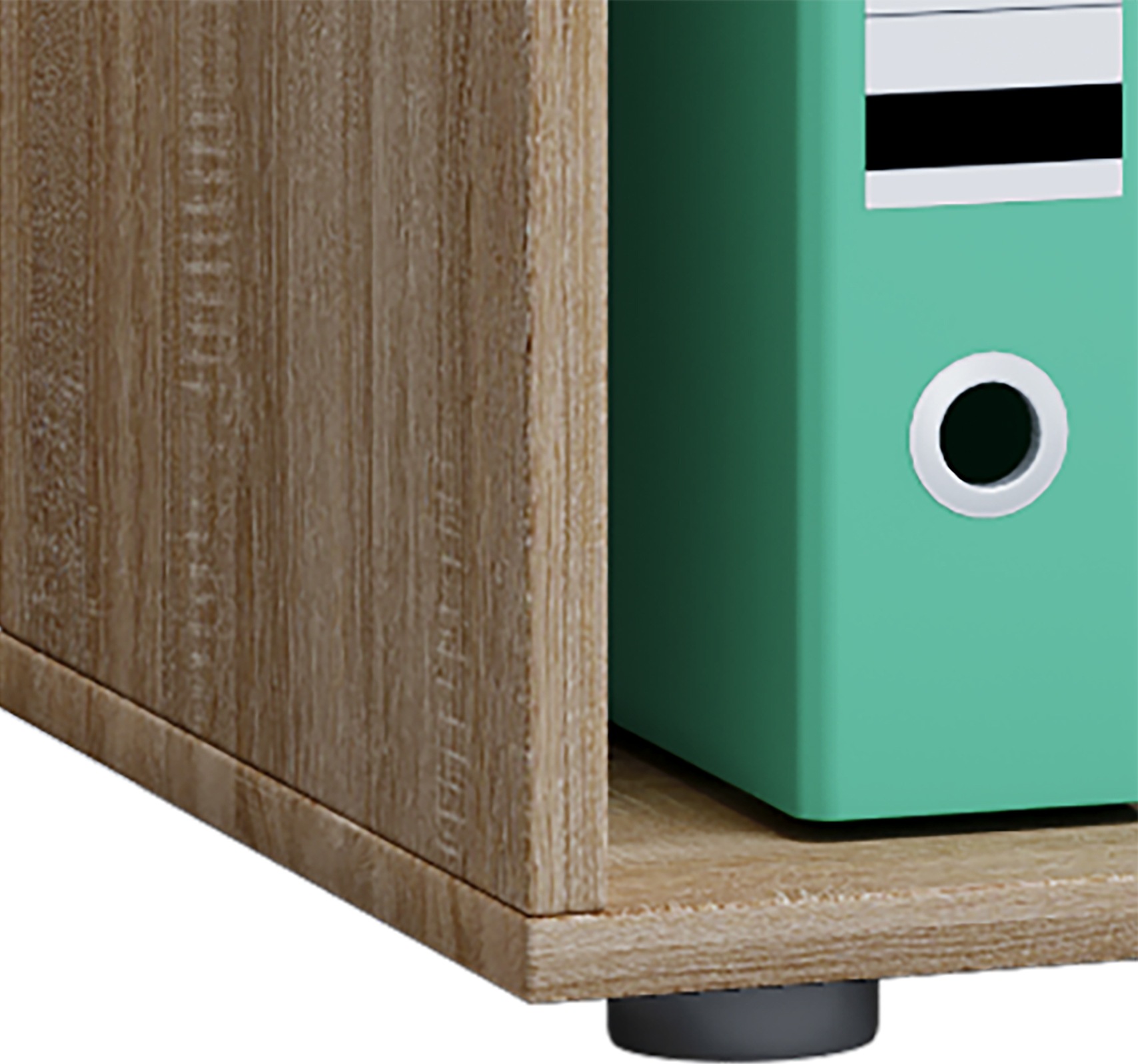 VCM Bücherregal »Holz Büro Regal Bücher Ordner Aktenregal Lona 2f«