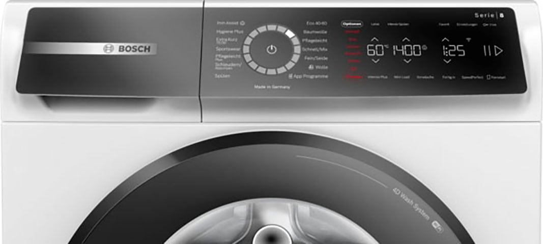 BOSCH Waschmaschine der bei Iron dank % 8, 50 kg, Serie reduziert 1400 »WGB244040«, Dampf Falten OTTO bestellen U/min, WGB244040, Assist 9