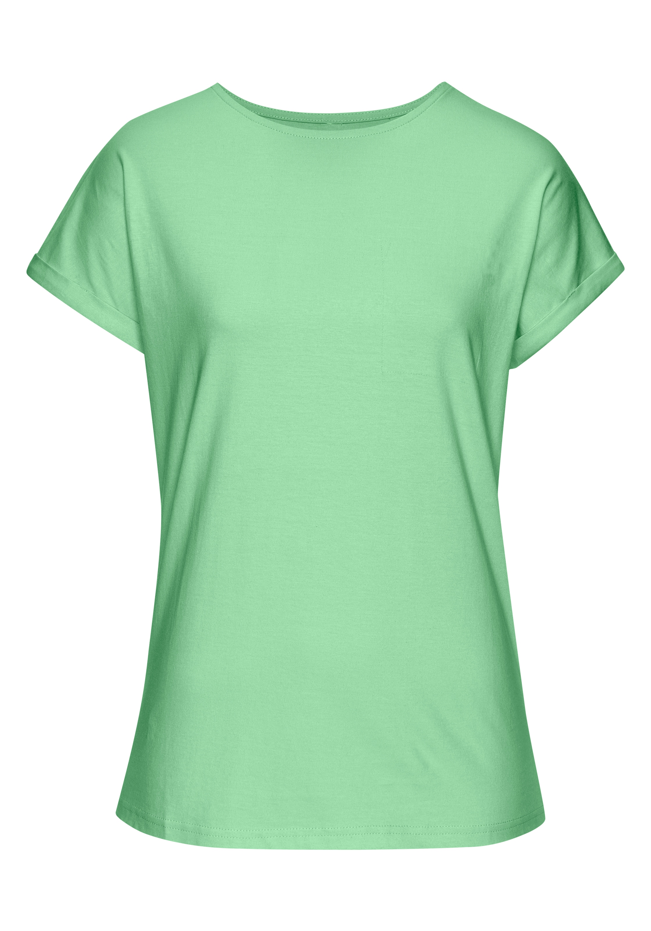 Vivance by Lascana T-Shirt aus luftiger Bio-Baumwoll-Qualität
