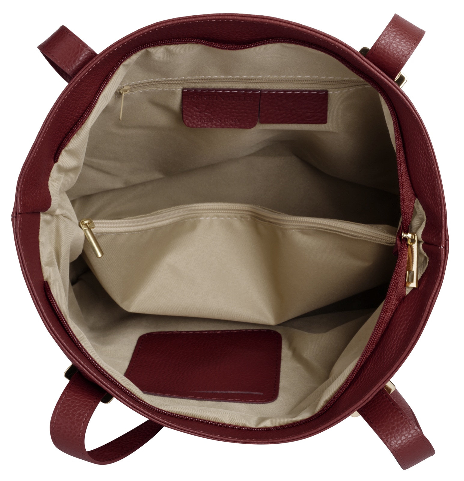 Cluty Shopper »Solerino« echt Leder, Made in Italy