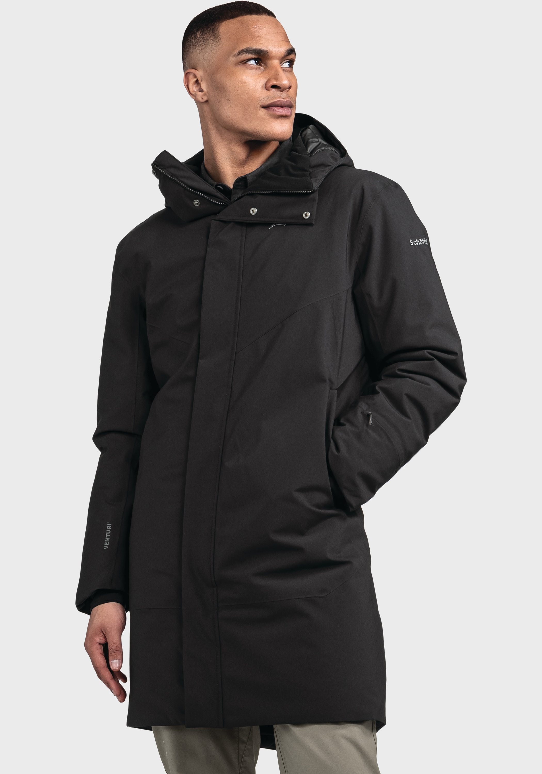 Schöffel Parka »Urban Ins Coat Style Gregale MNS«, mit Kapuze