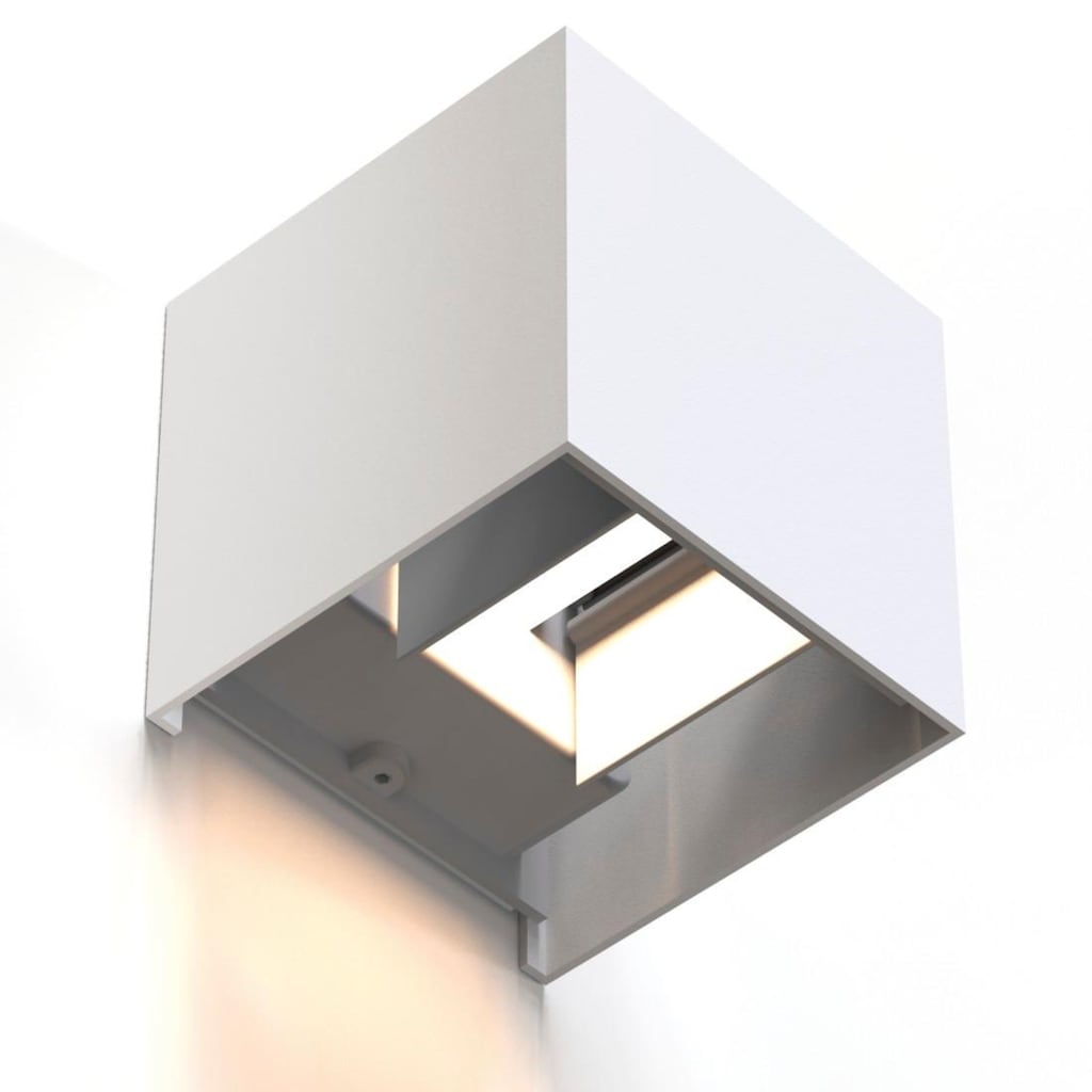 Hama Smarte Lampe »WLAN-Lampe, LED-Wandleuchte für außen u. innen, 10x10x10cm, ohne Hub«