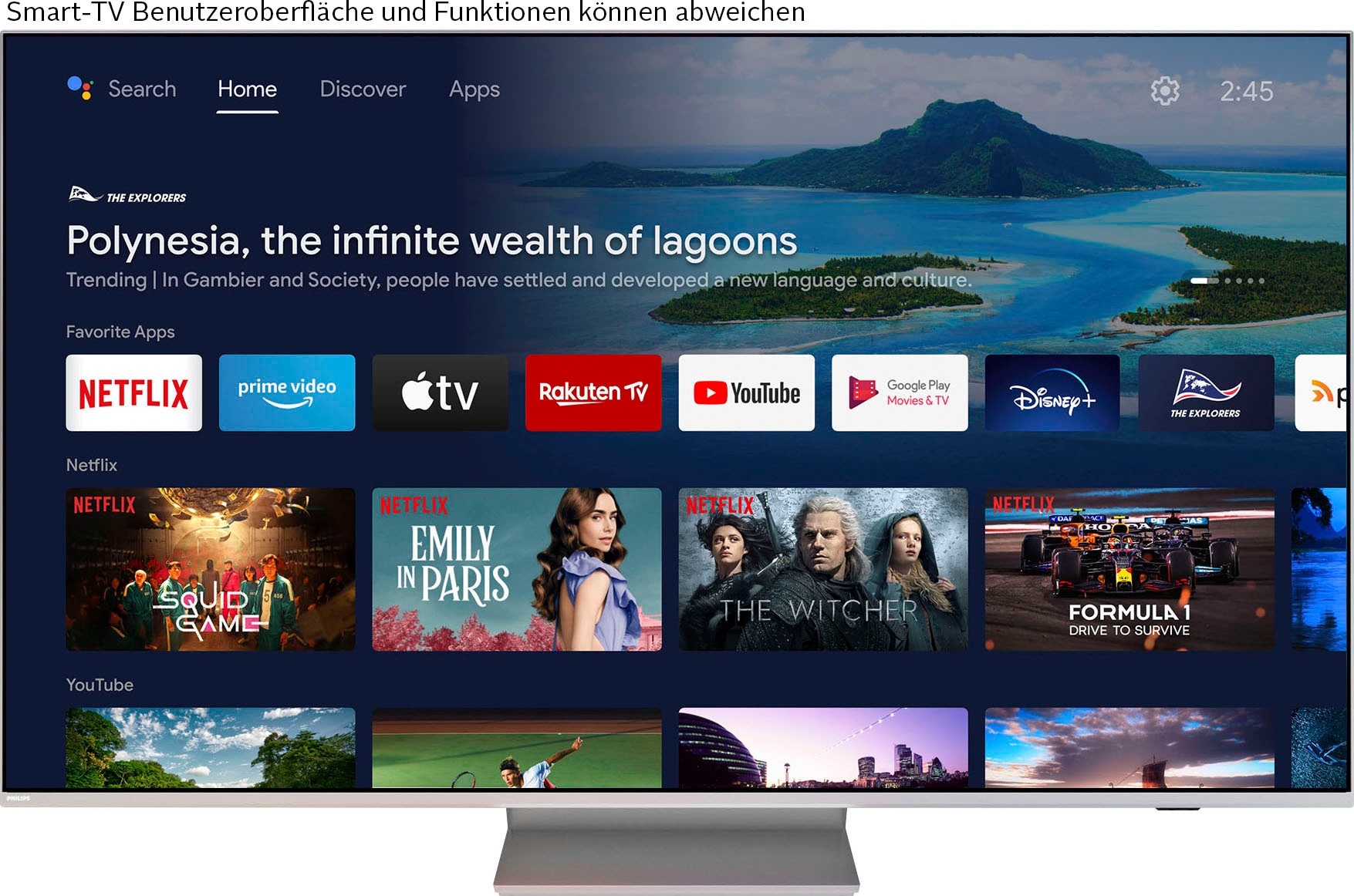 Philips LED-Fernseher »43PUS8807/12«, 4K Ultra HD, Smart-TV-Android TV