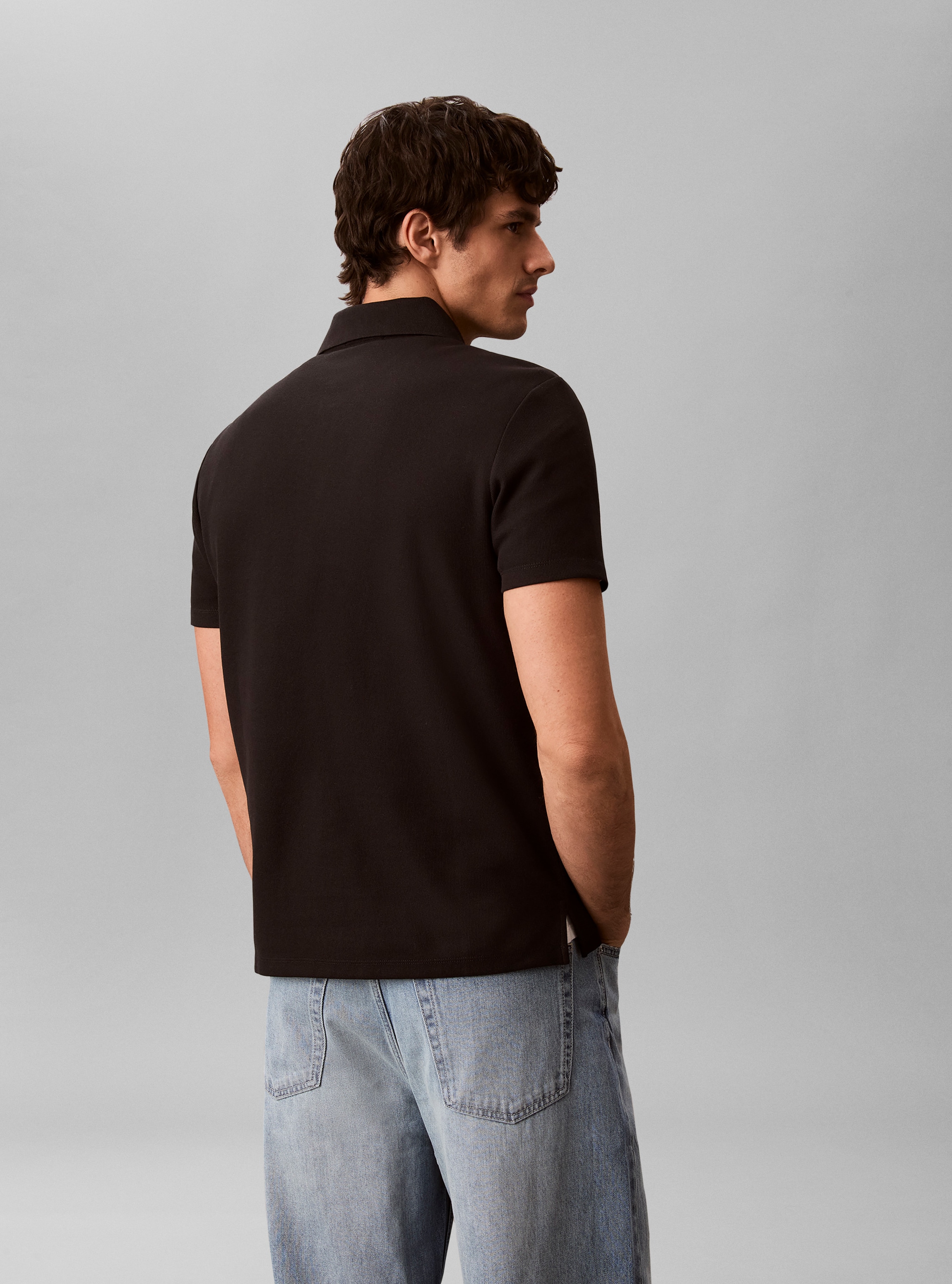Calvin Klein Jeans Poloshirt Regular Fit, Baumwoll-Mix