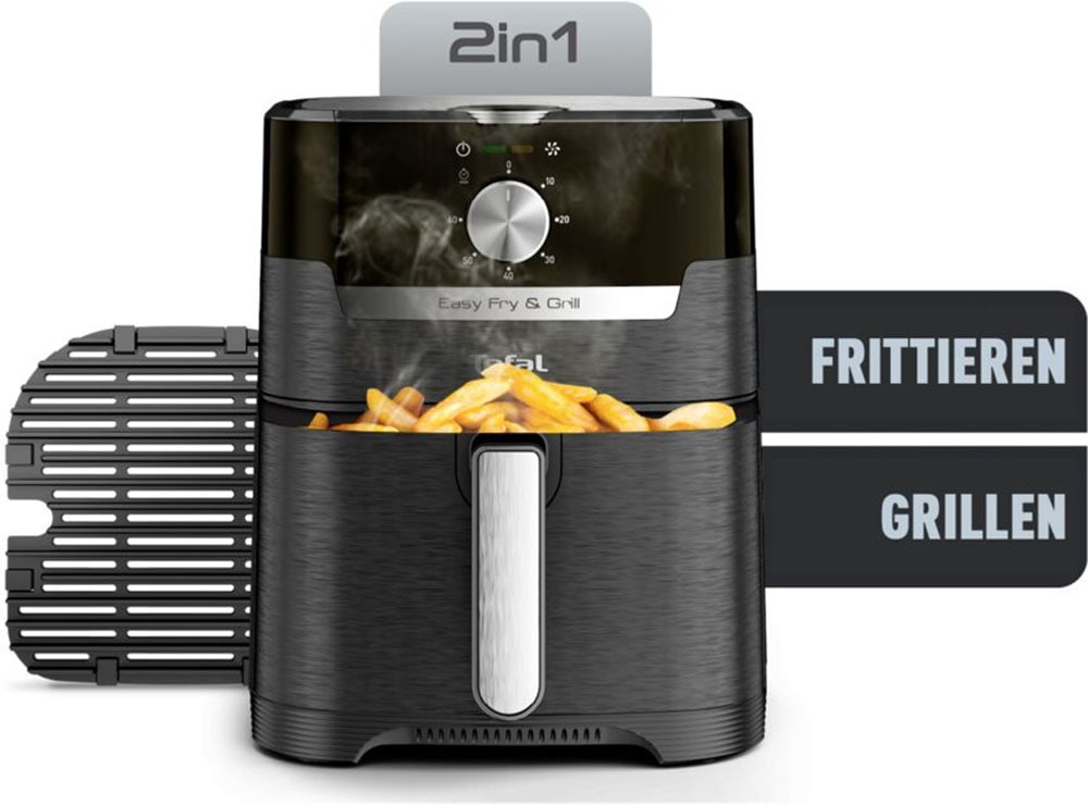 Tefal Heißluftfritteuse »Easy Fry & Grill Classic«, 1550 W, für 6 Portionen, einstellbare Zeit und Temperatur, EY5018