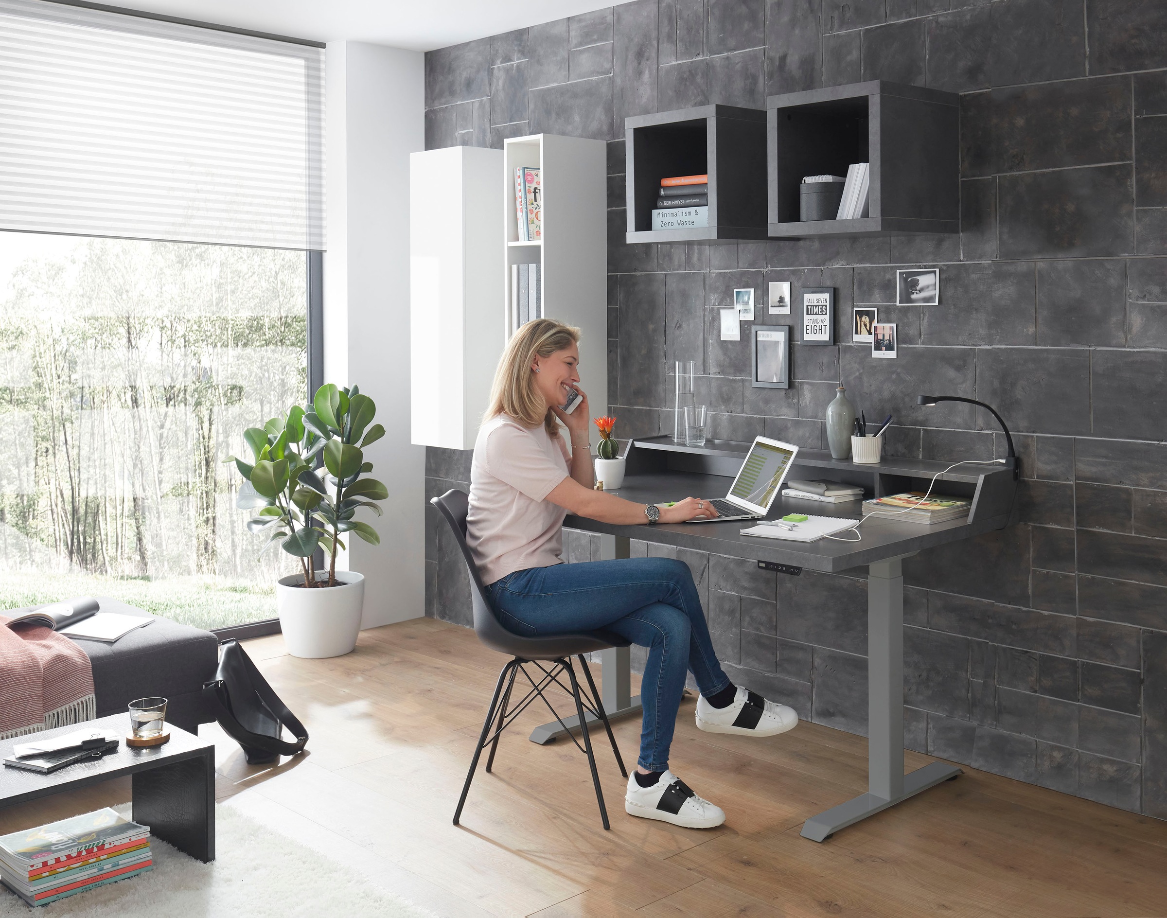 Mäusbacher Schreibtisch »Big System Office«, Breite 120 cm, elektrisch höhenverstellbar