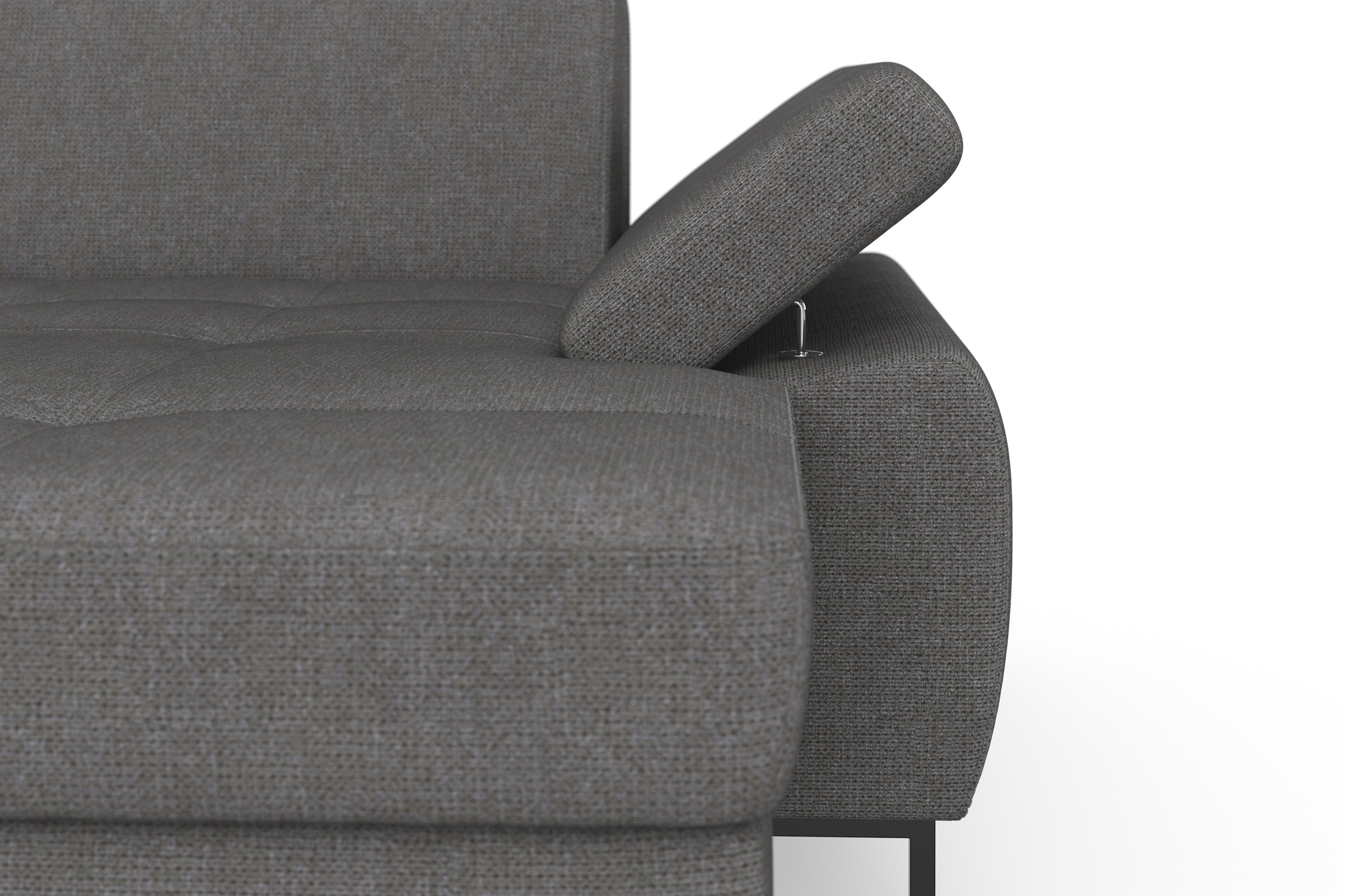 DOMO collection Wohnlandschaft »Capelo U-Form«, mit Armteilverstellung, wahlweise mit Bettfunktion, Federkern