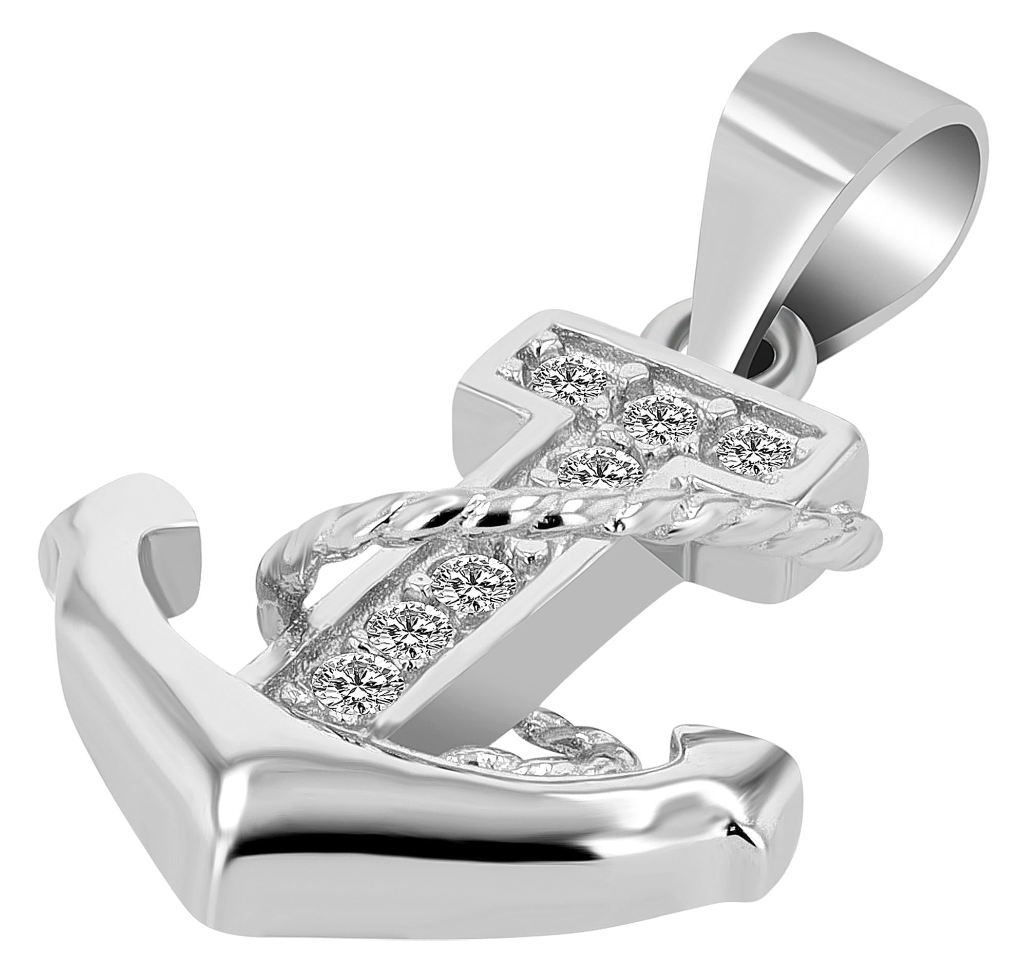 Adelia´s Kettenanhänger »Damen Anhänger ¿ Anhänger aus 925 Silber mit Zirkonia«