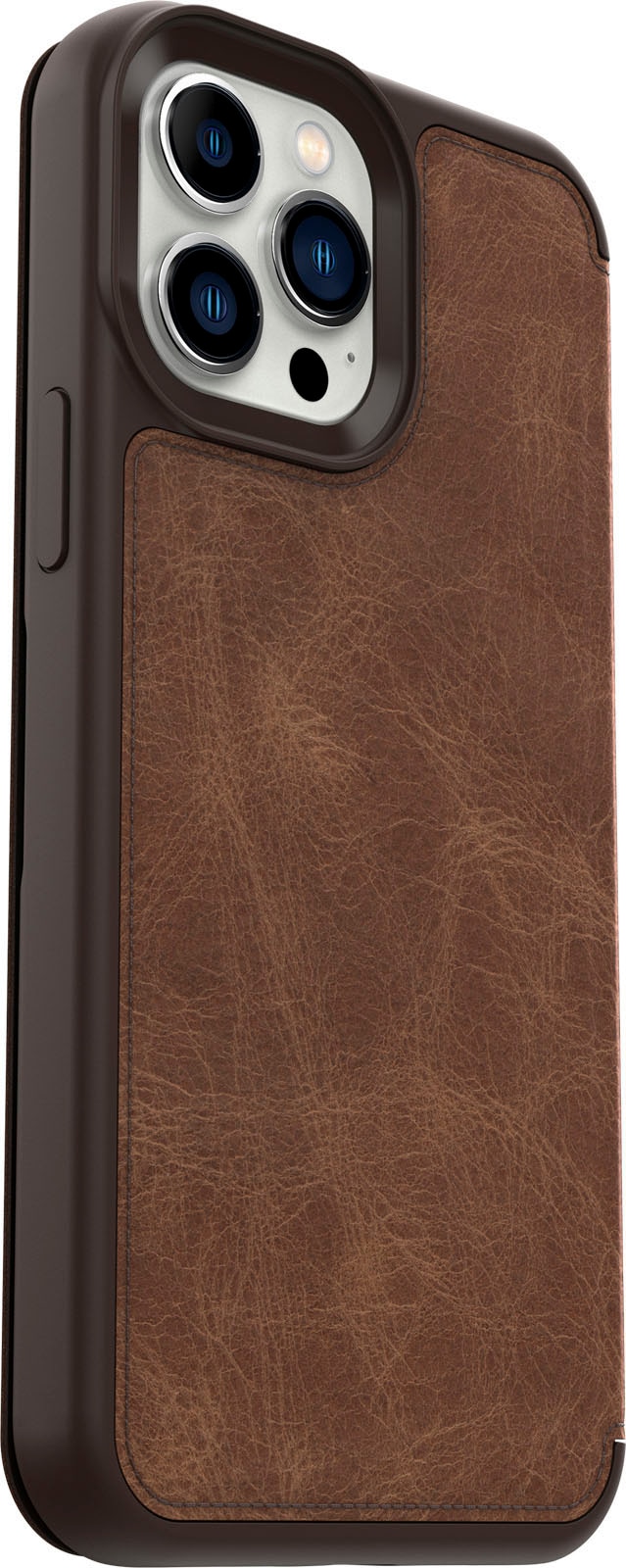 Otterbox Handyhülle »Strada Folio Series für Apple iPhone 13 Pro Max, Espresso Brown«