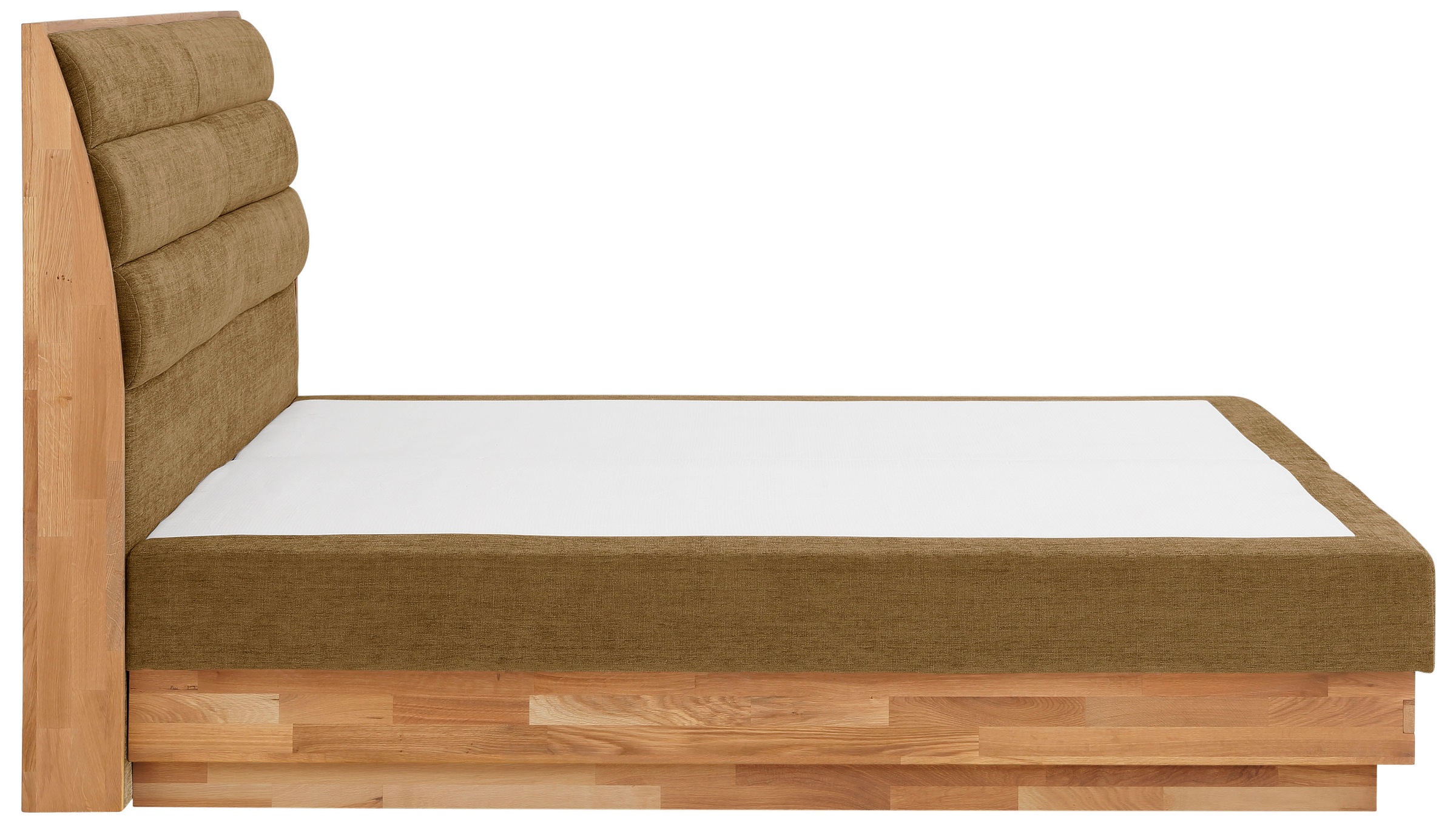 OTTO home Boxspringbett »Jenna« ohne LED-Beleuchtung, mit zertifizierten, recycelten Bezugsstoffen