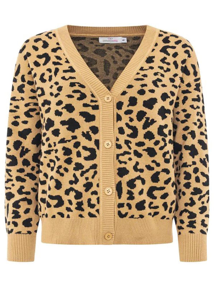 Zwillingsherz Strickpullover »"Classic Leo"« Animal-Muster