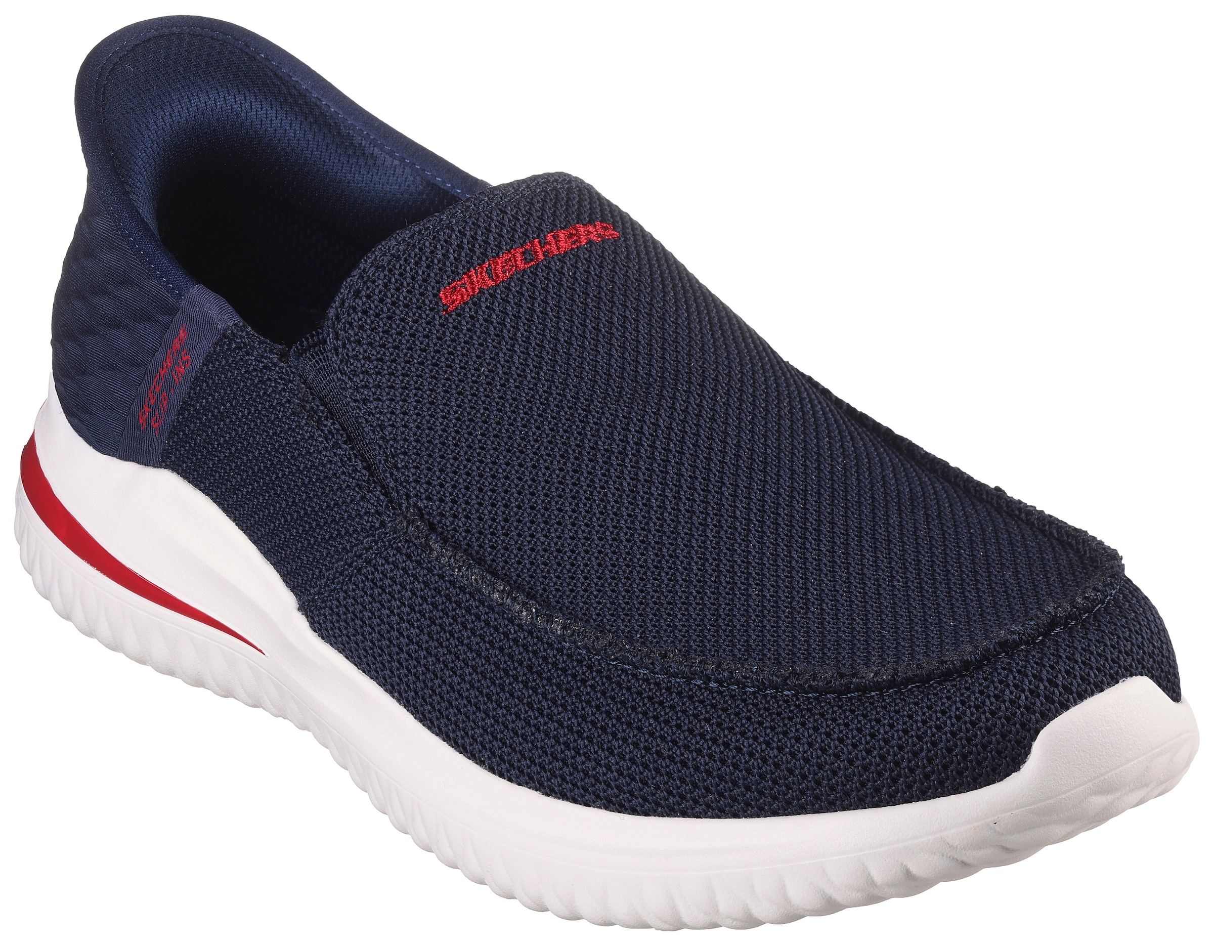 Skechers Slip-On Sneaker »DELSON 3.0-CABRINO«, Slipper mit Slip Ins-Funktion für einen leichten Einschlupf