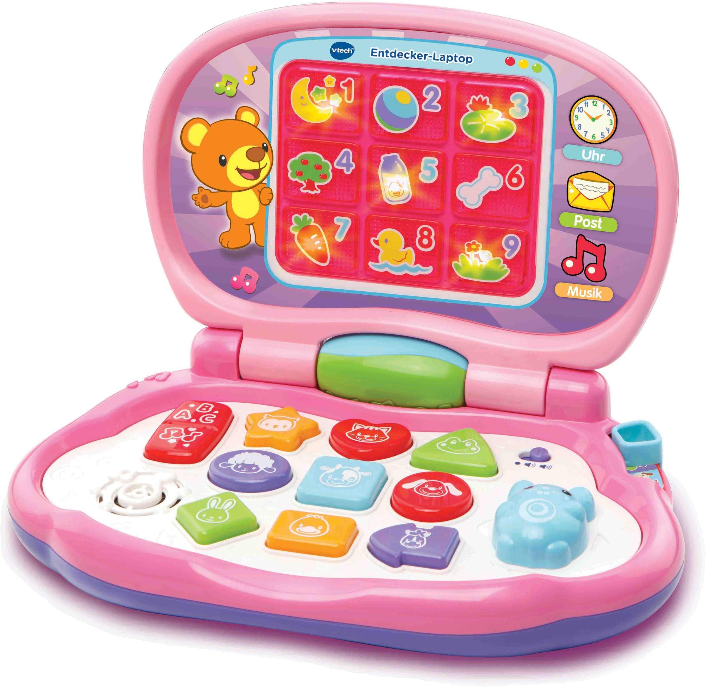 Kindercomputer »VTechBaby, Entdecker Laptop, pink«