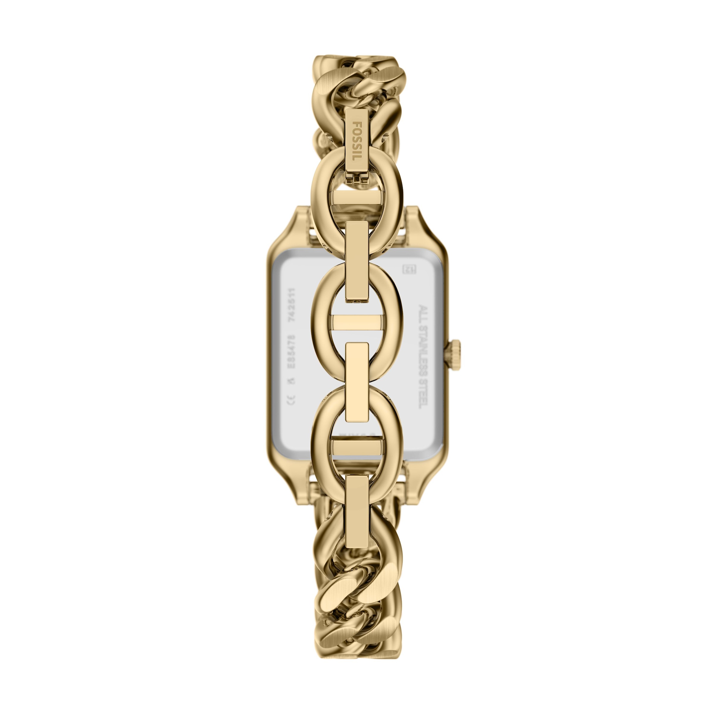 Fossil Quarzuhr »Raquel« Armbanduhr, Damenuhr, Edelstahlarmband, analog