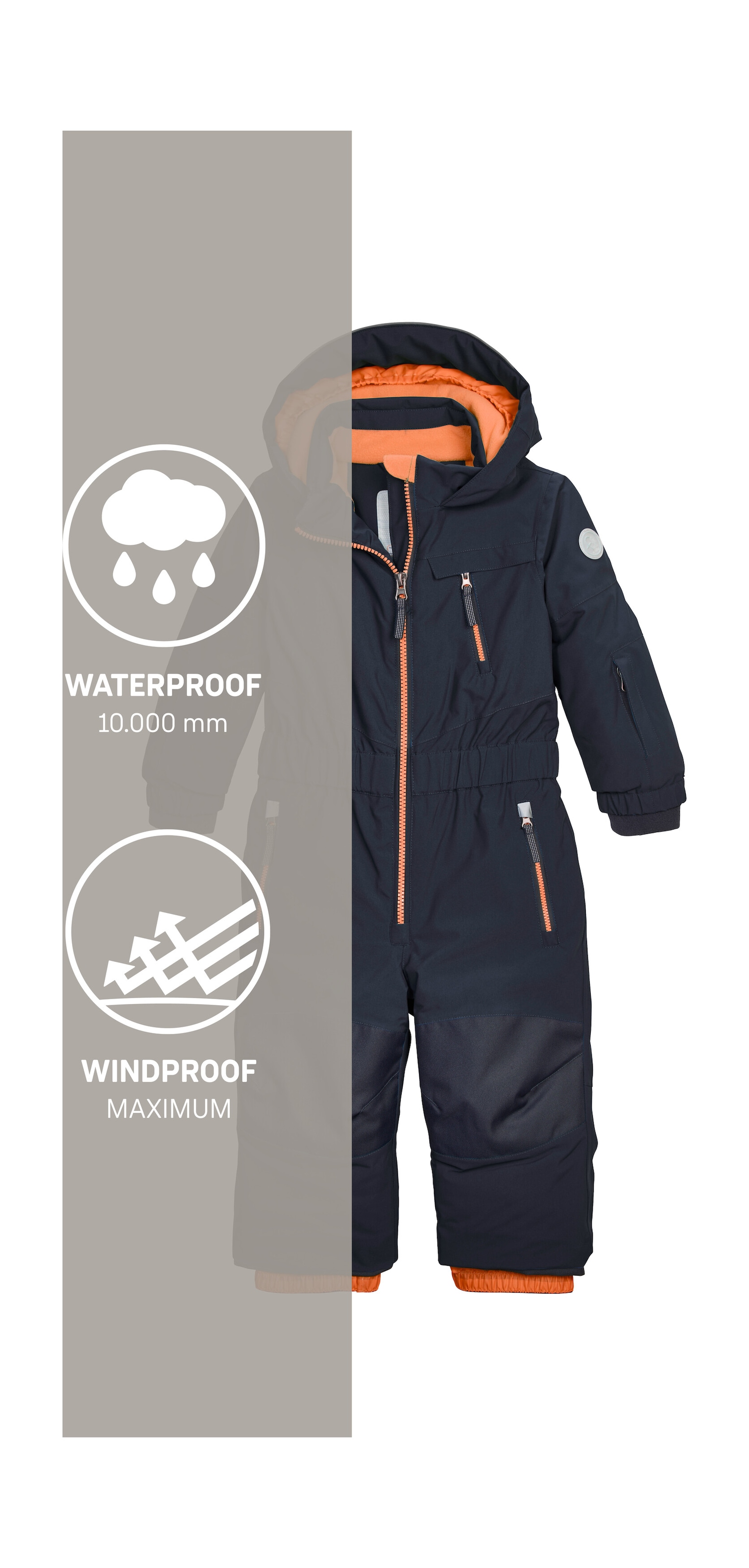 first instinct by killtec Overall »FISW 46 MNS ONPC« Wind- u wasserdichter Schneeanzug mit verlängerbaren Armen und Beinen