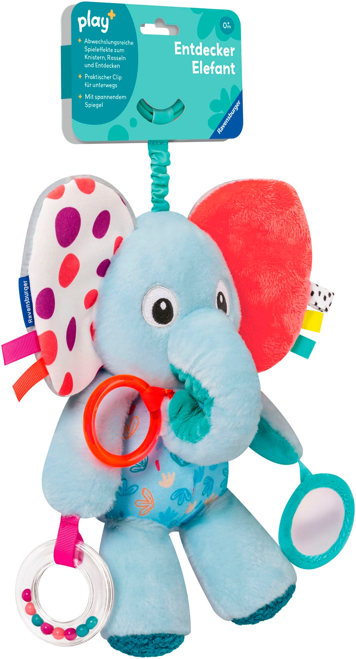 Ravensburger Greifspielzeug »Play+ Entdecker-Elefant«