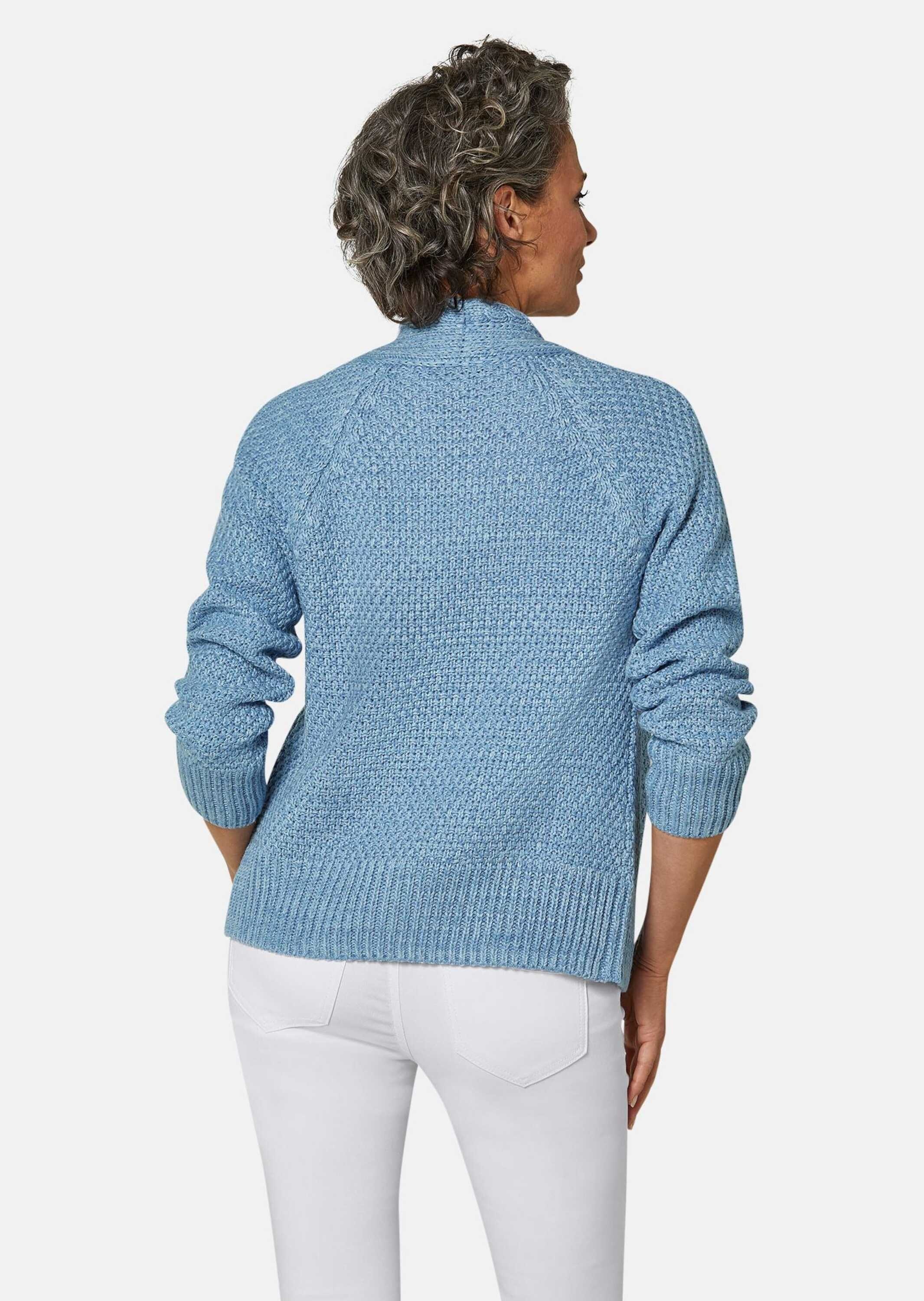 GOLDNER Strickjacke »Kurzgröße Zeitlose Strickjacke in Grobstrick«
