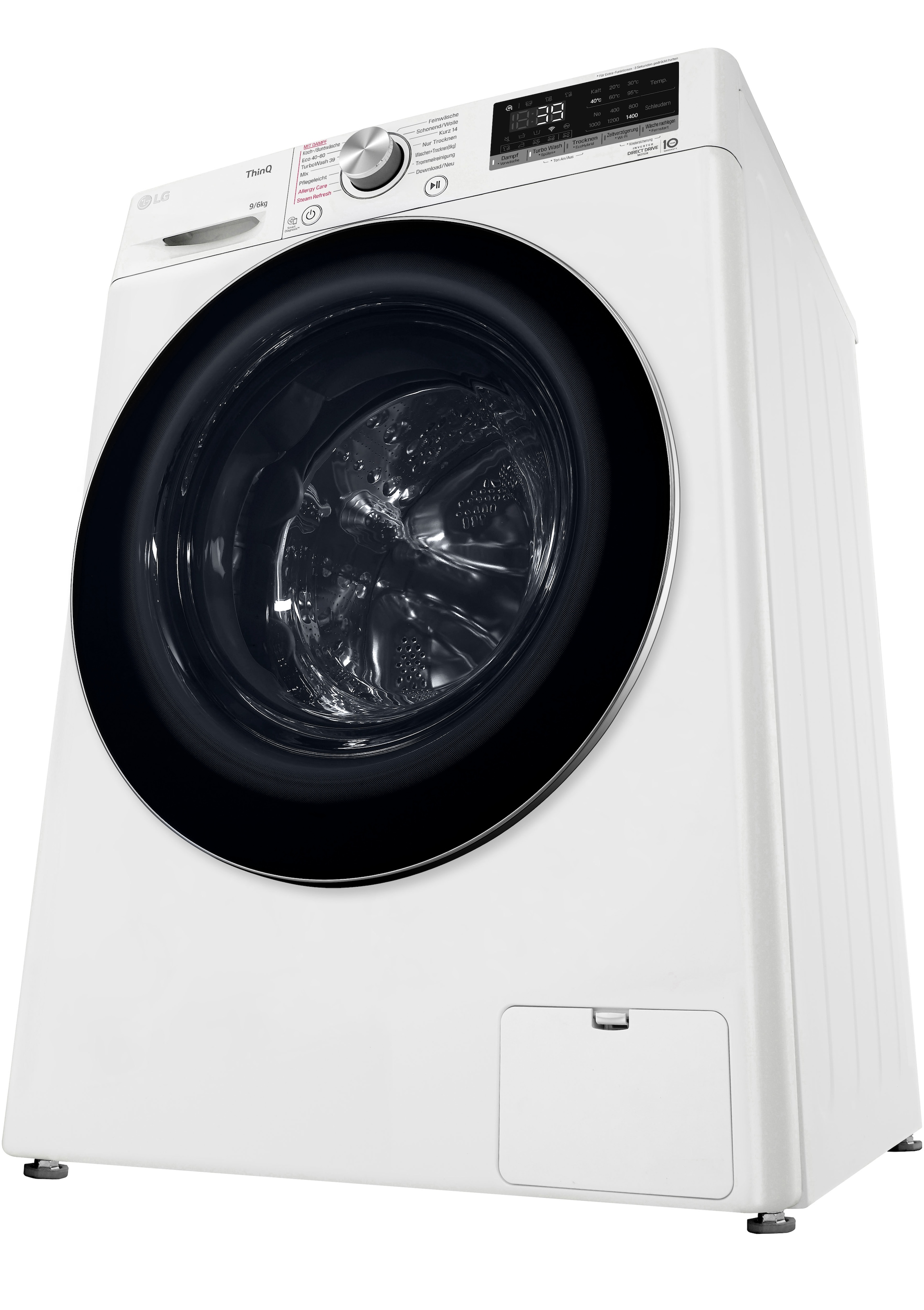 LG Waschtrockner »V7WD96H1A«, TurboWash® - Waschen in nur 39 Minuten