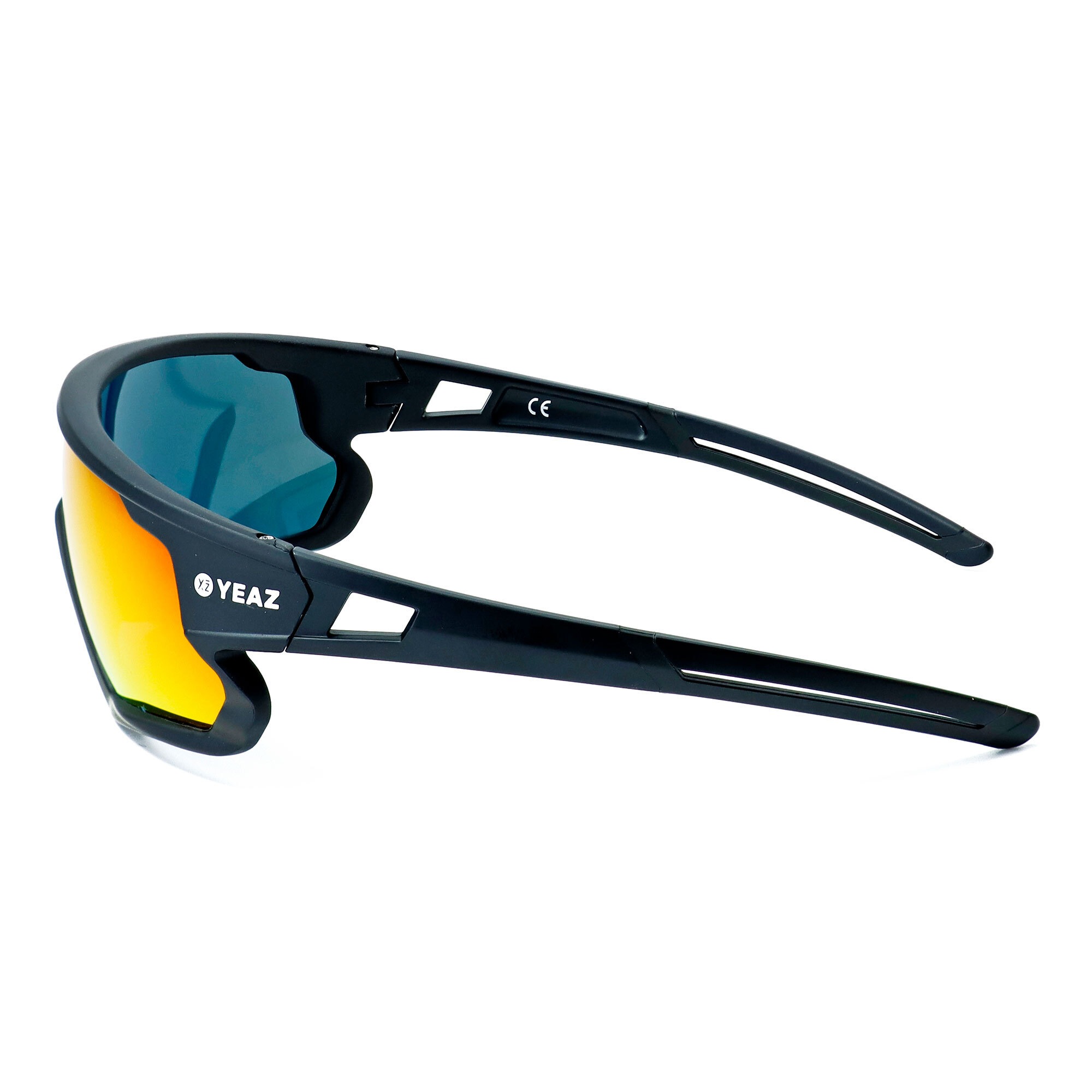 YEAZ Sportbrille »Sport-Sonnenbrille Black/Red SUNRISE«