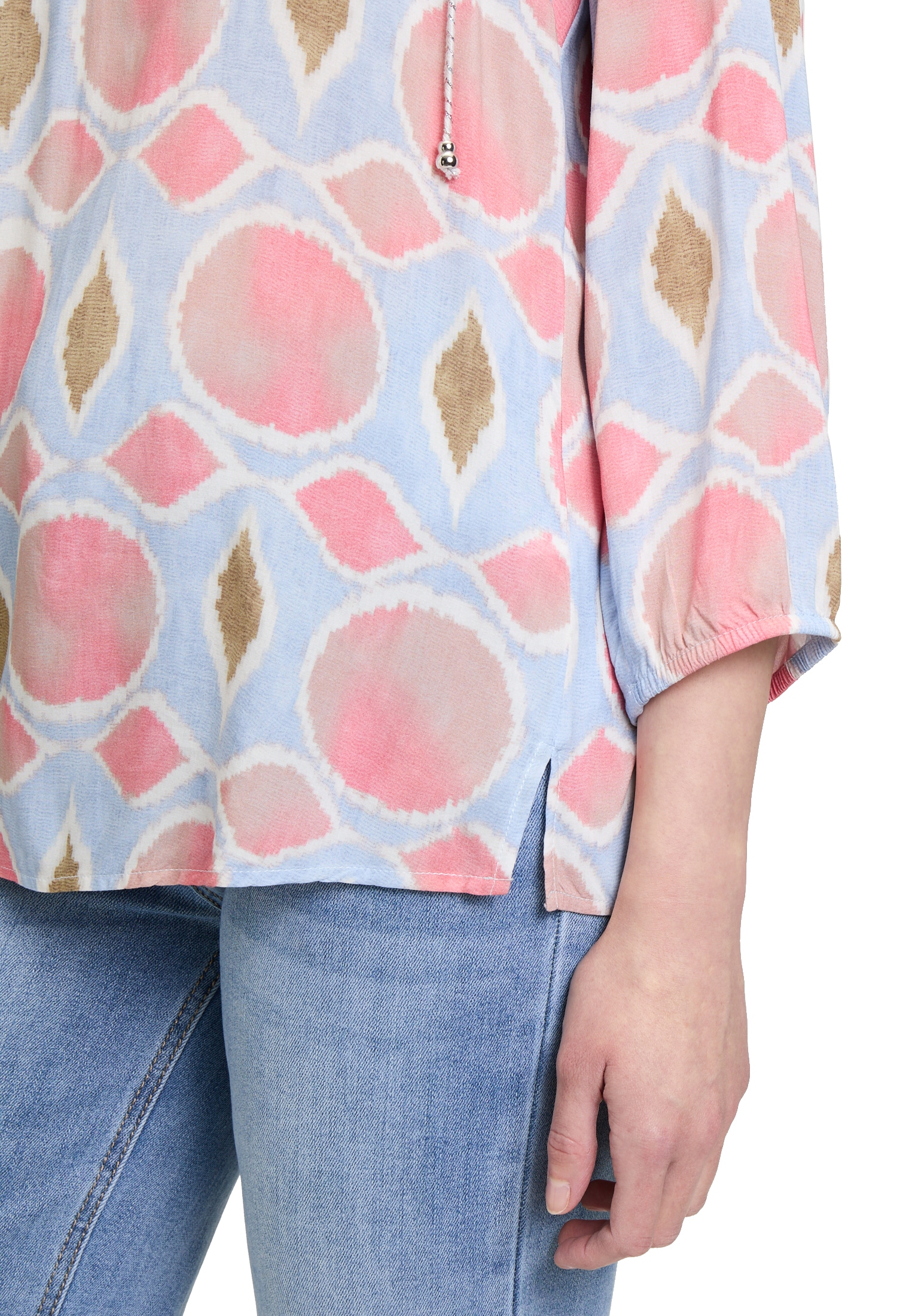 Cartoon Klassische Bluse »Blusenshirt mit Schnürung«
