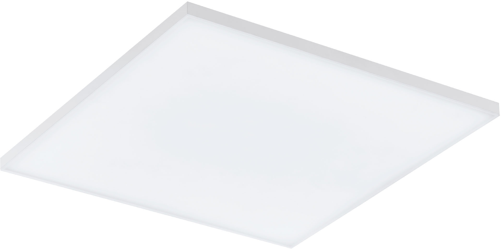 EGLO LED-Deckenleuchte »TURCONA-CCT« in weiß aus Alu, Stahl / inkl. LED fest integriert - 21,6 Watt, Gr. ca. 43,7 x 43,7 cm