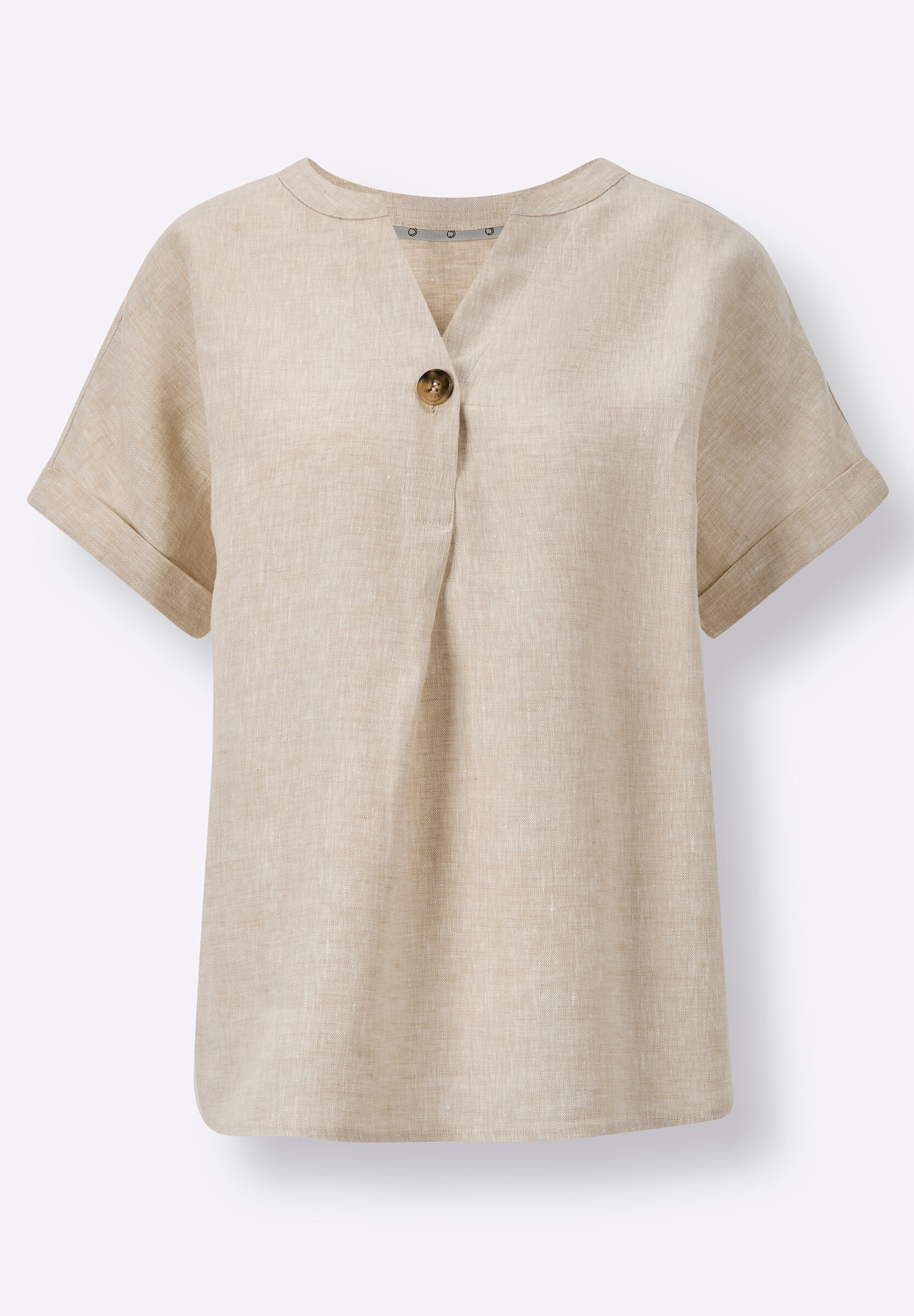 creation L Schlupfbluse »Leinen-Bluse Leinenbluse in A-Form«