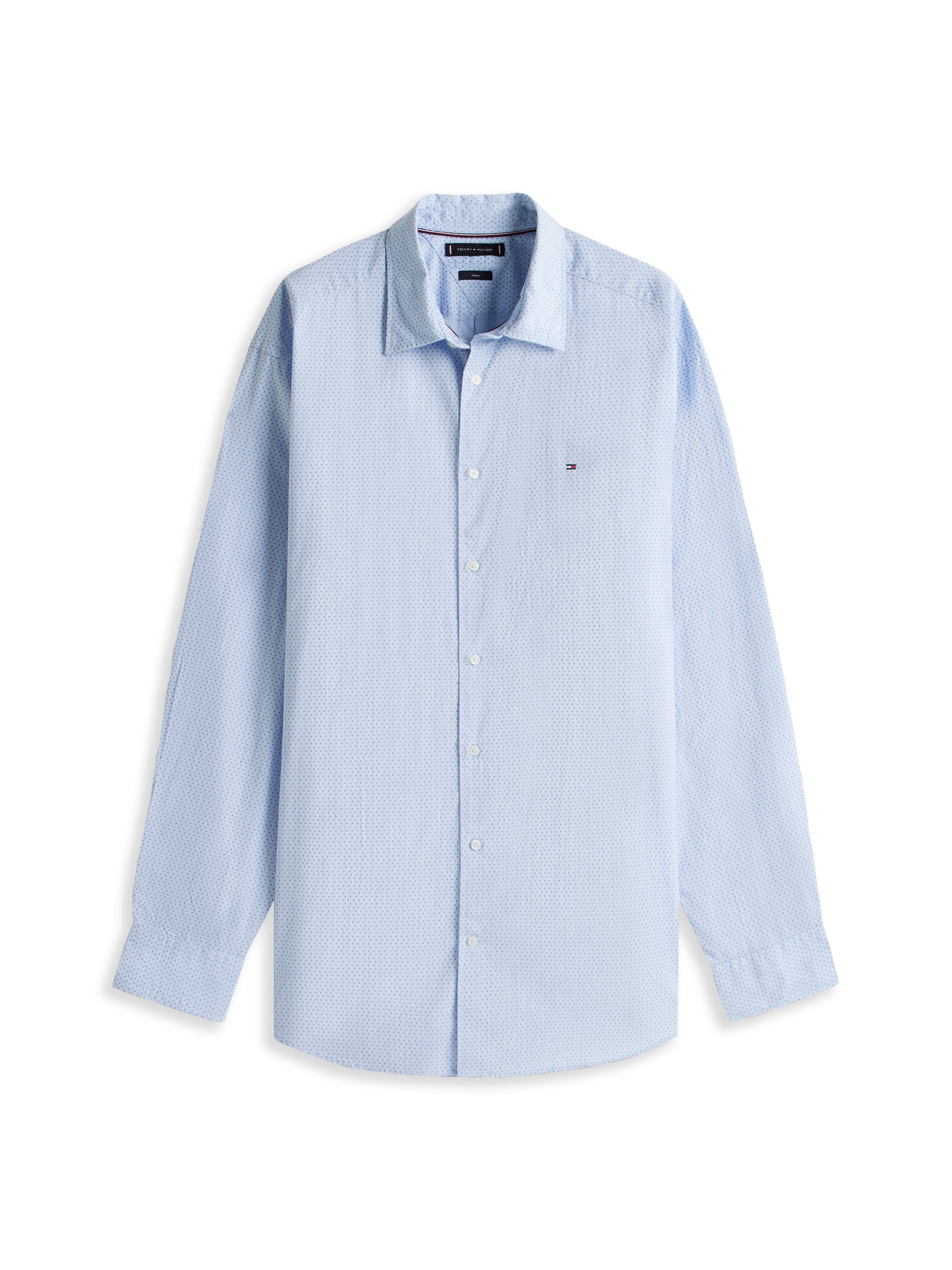 Tommy Hilfiger Big & Tall Langarmhemd »BT-FLEX POPLIN MINI PNT RF SRT-B«, Große Größen