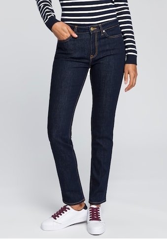 Tommy Hilfiger Straight-Jeans »HERITAGE ROME STRAIGHT RW«, mit markanten Kontrastnähten kaufen
