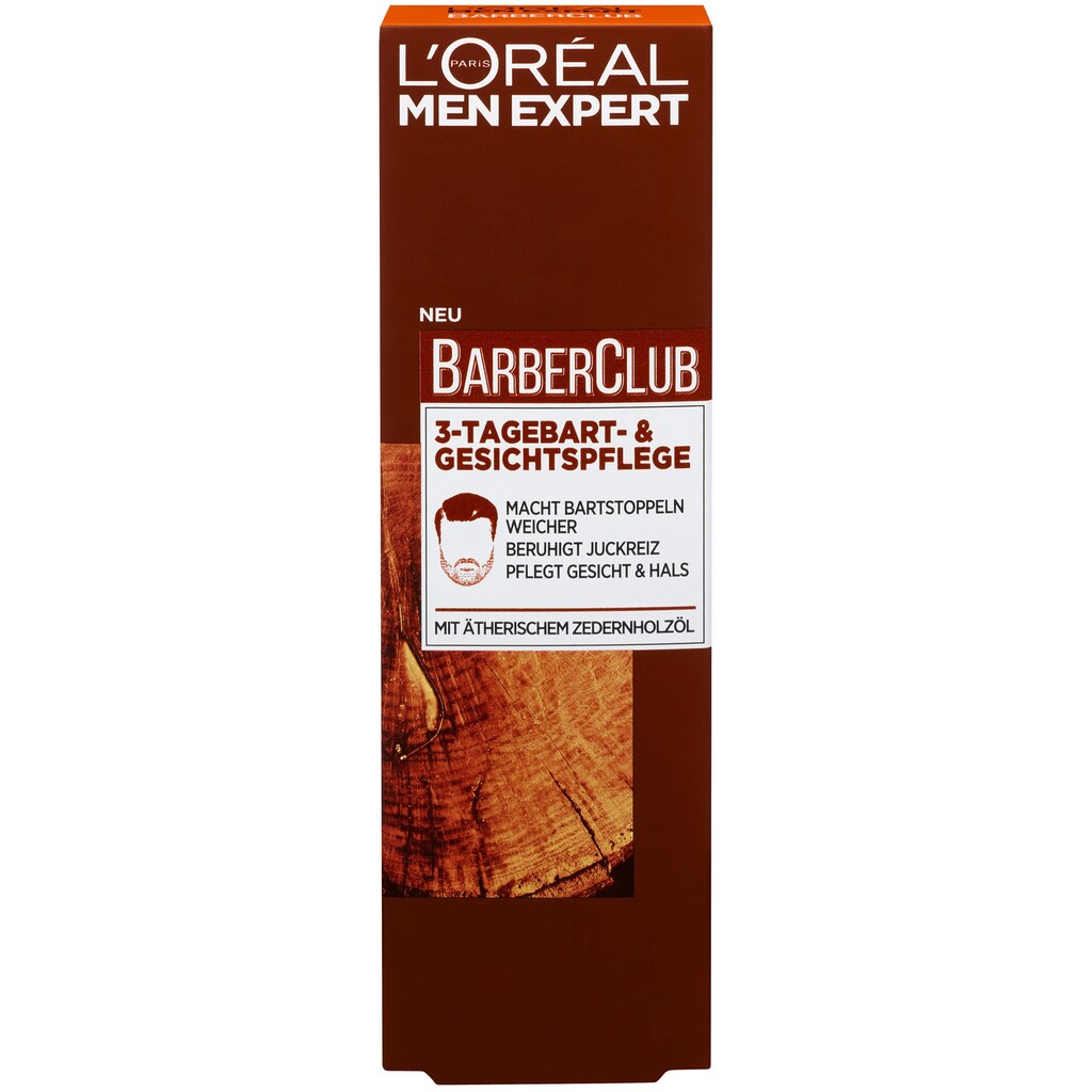 L'ORÉAL PARIS MEN EXPERT Feuchtigkeitscreme »Barber Club 3-Tagebart- und Gesichtspflege«