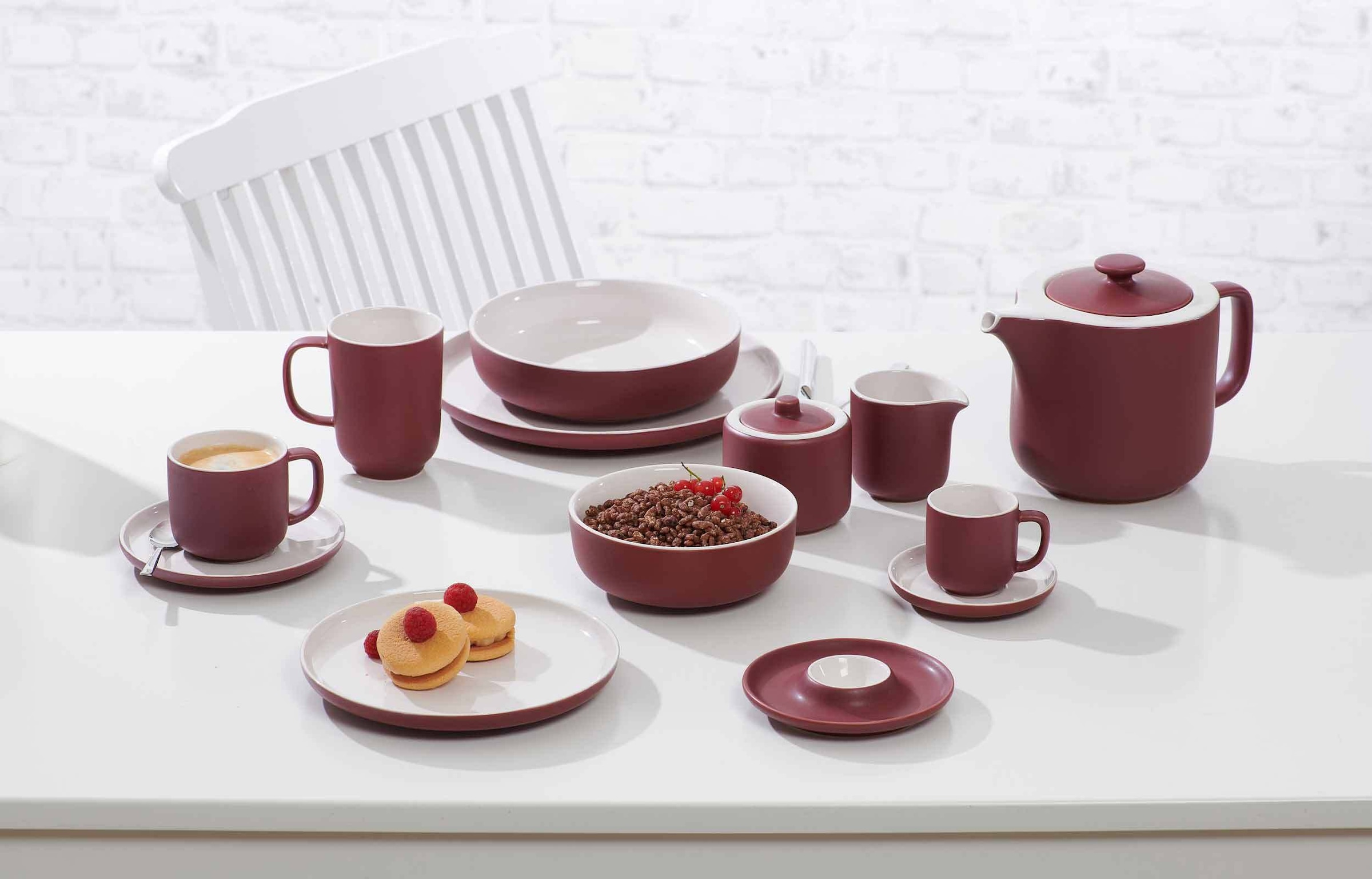 Ritzenhoff & Breker Tasse »Kaffeetassen mit Untertassen Jasper 240 ml 4er Set«