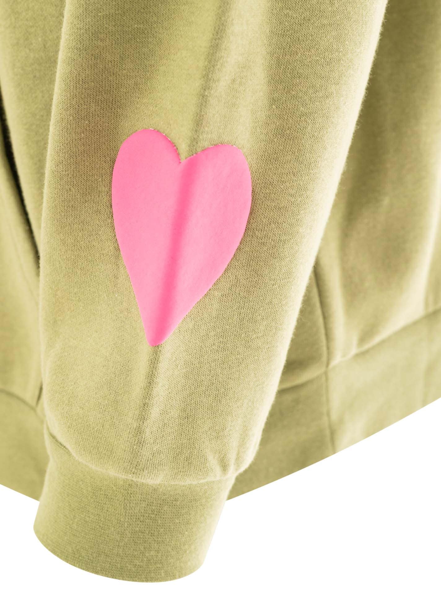 Zwillingsherz Hoodie »"GOOD VIBES"«, Oversize-Fit, Kapuze mit Kordel, Statement Print, Kängurutasche
