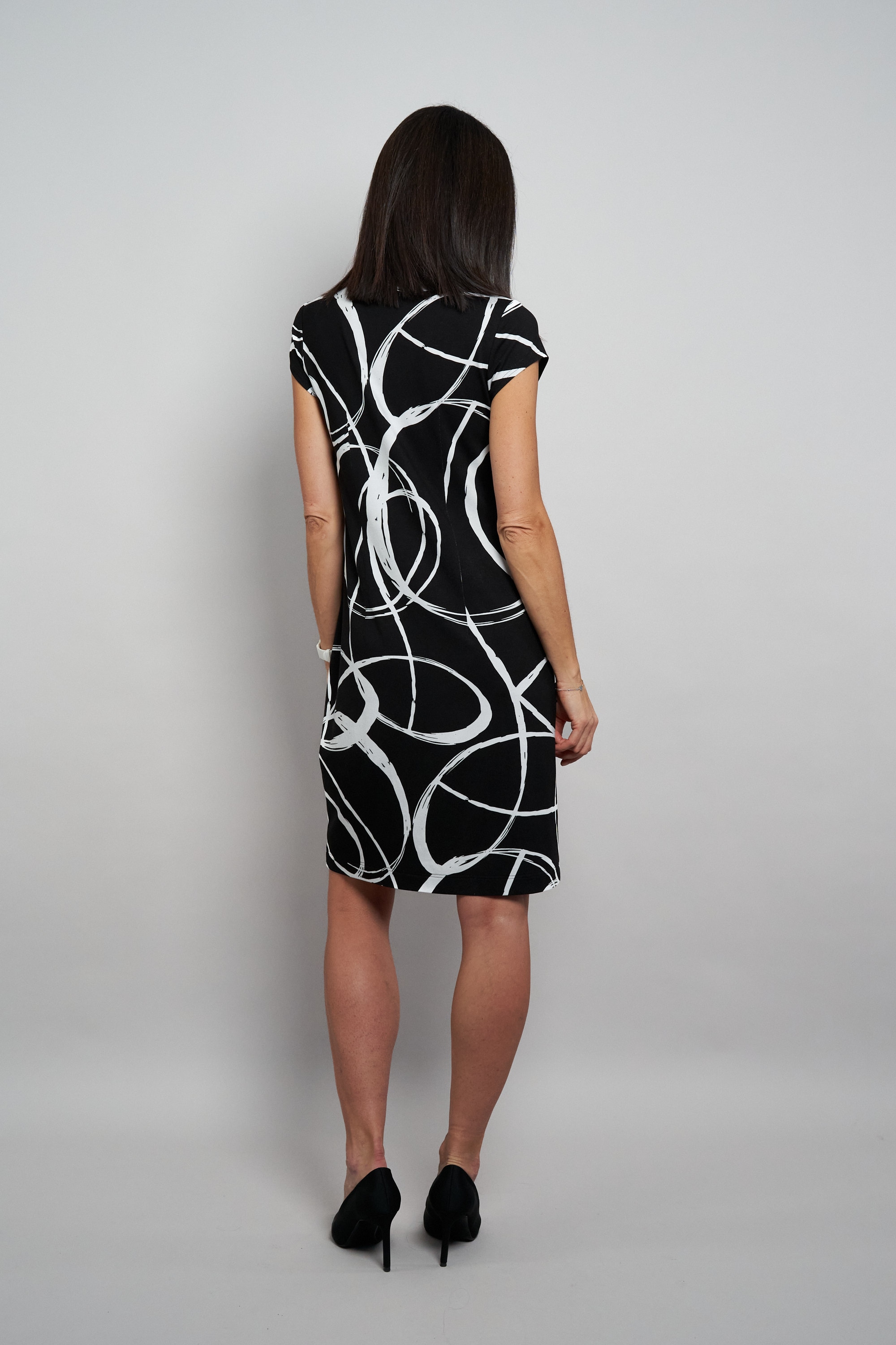 Seidel Moden Druckkleid »Otto exclusiv« Ohne Taschen mit grafischem Muster - Viskose - MADE IN GERMANY